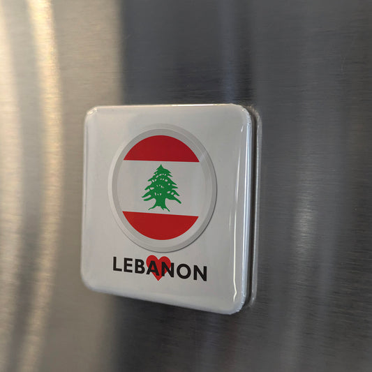 I Love Lebanon Fridge Magnet - PhiloPerse