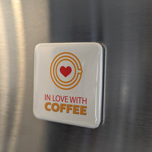 In Love with Coffee Fridge Magnet - PhiloPerse