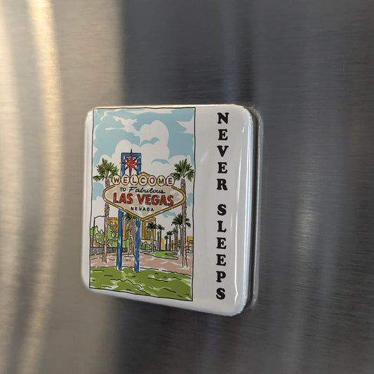 Las Vegas Fridge Magnet