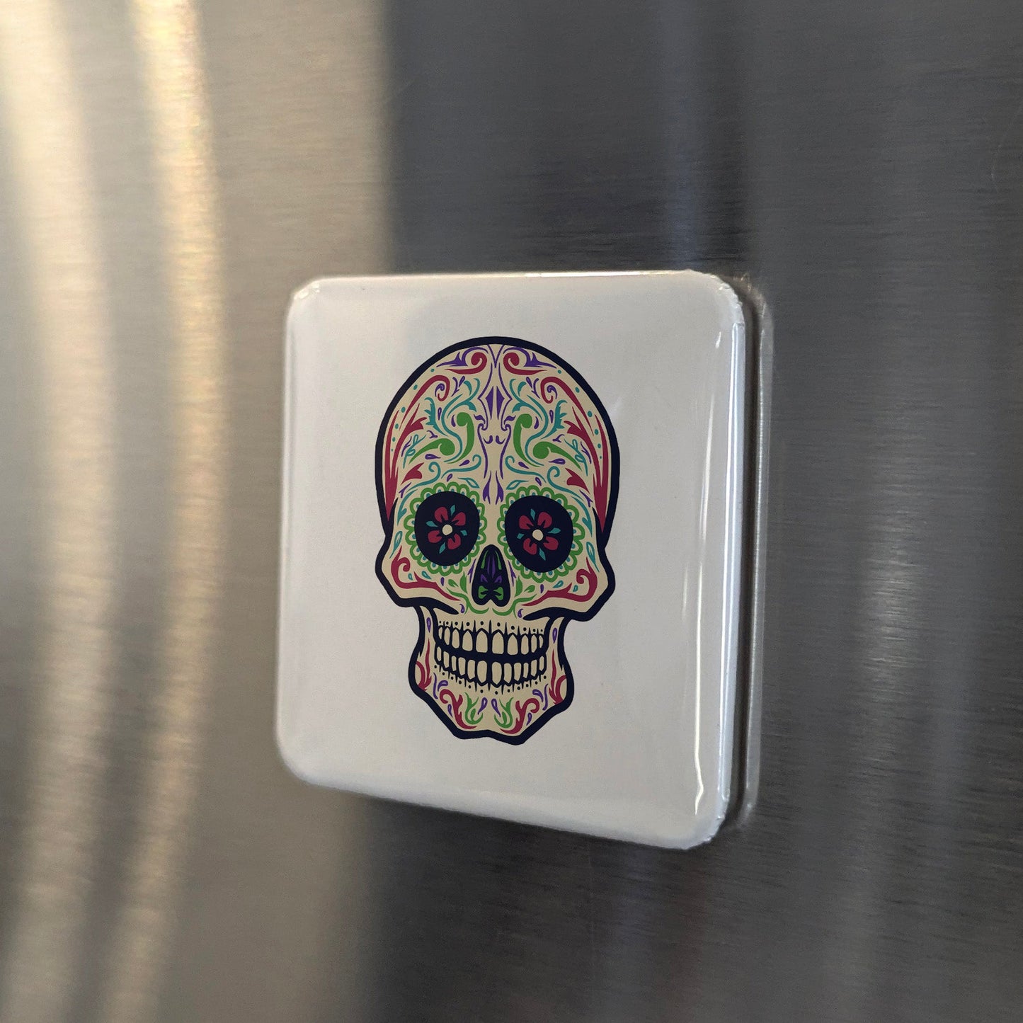 Mexican Sugar Skull Fridge Magnet