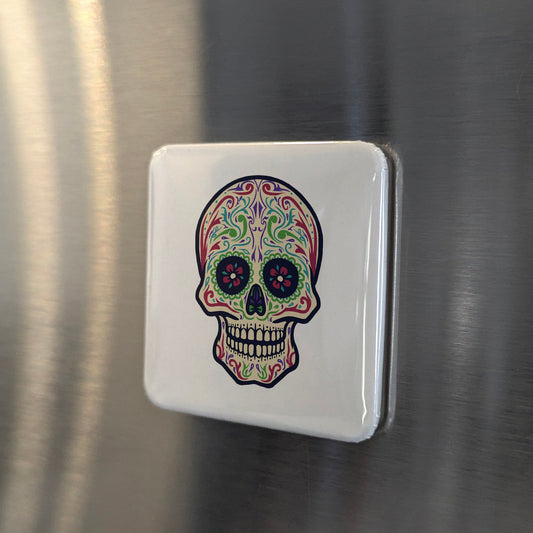 Mexican Sugar Skull Fridge Magnet