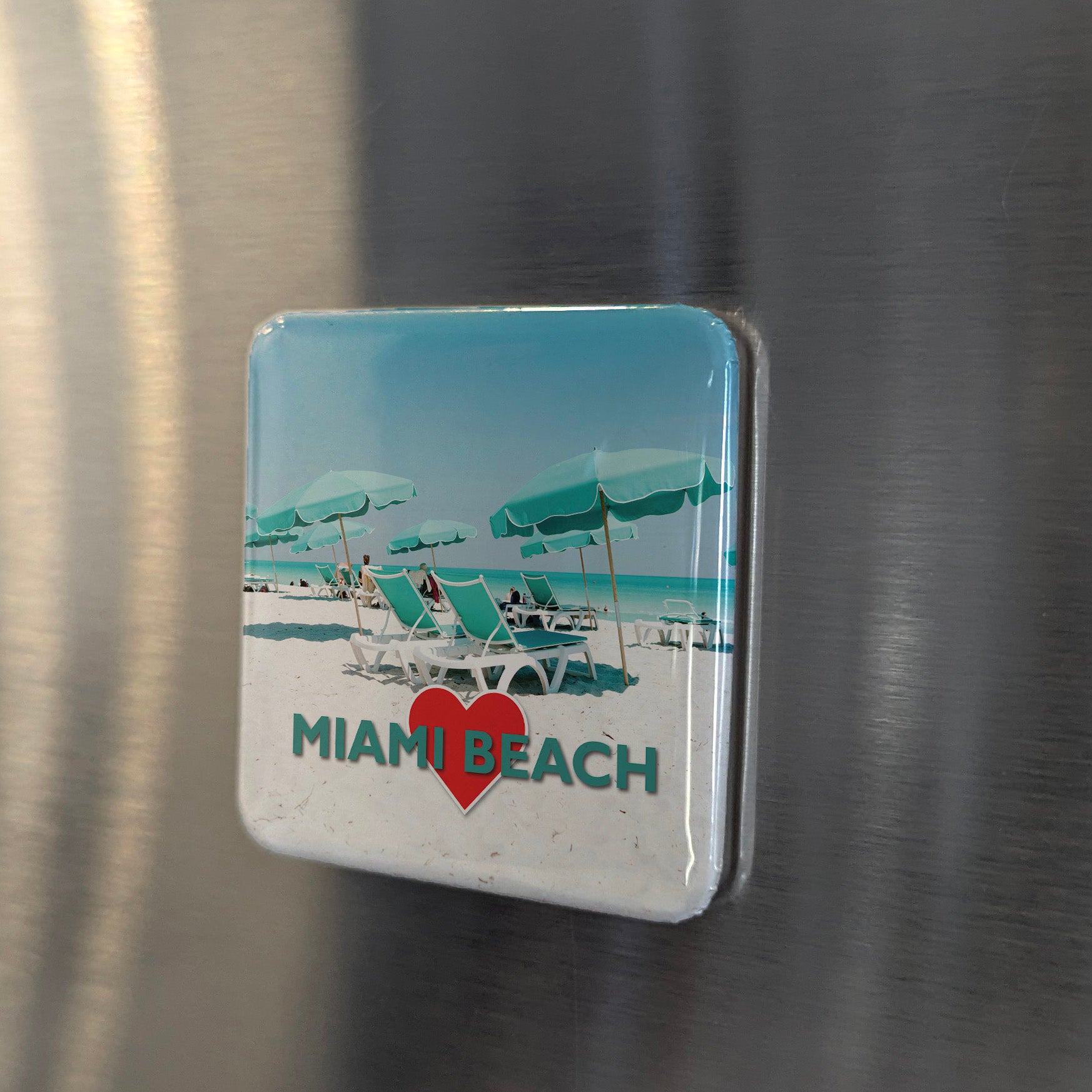 Miami Beach Fridge Magnet - PhiloPerse