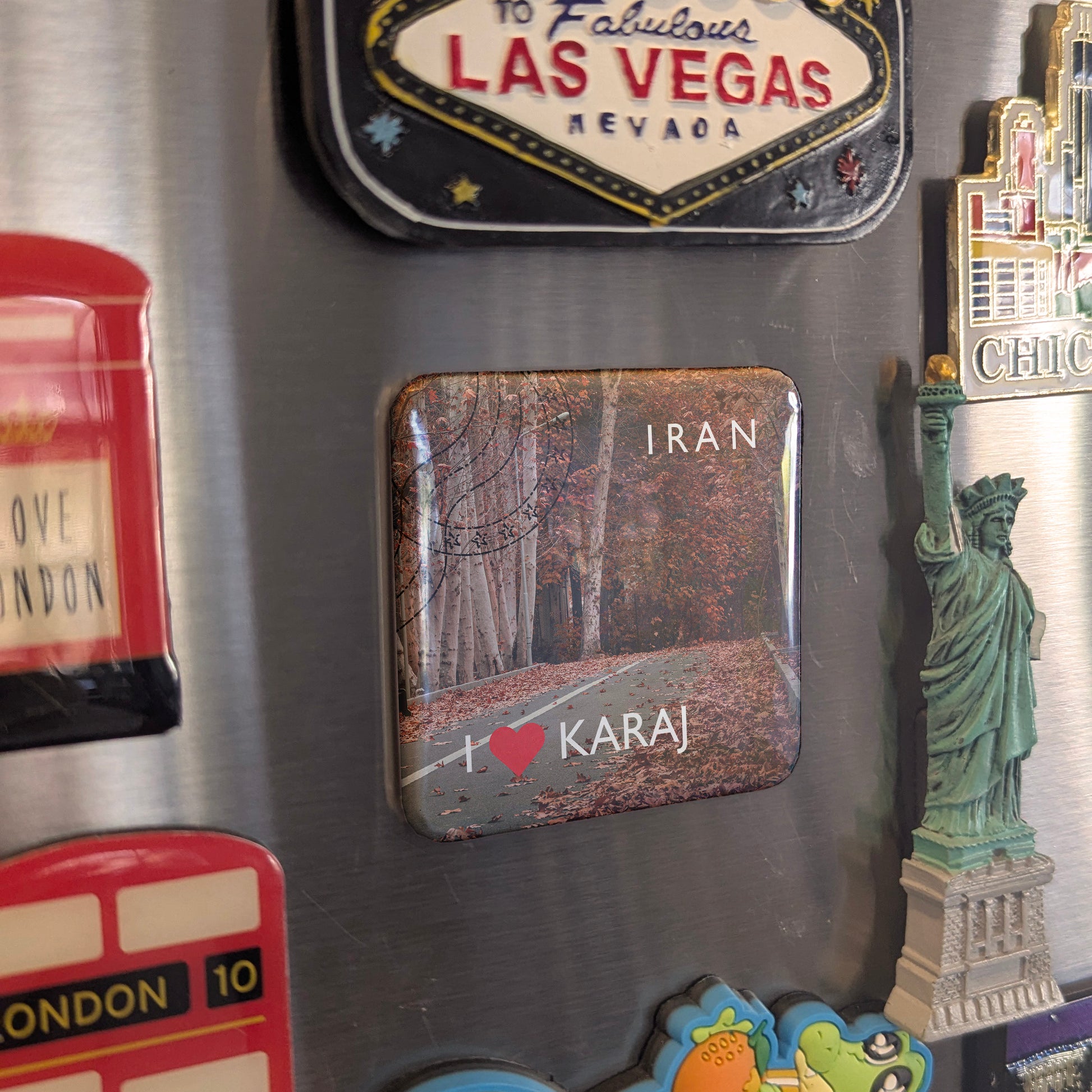 I Love Karaj Fridge Magnet - PhiloPerse
