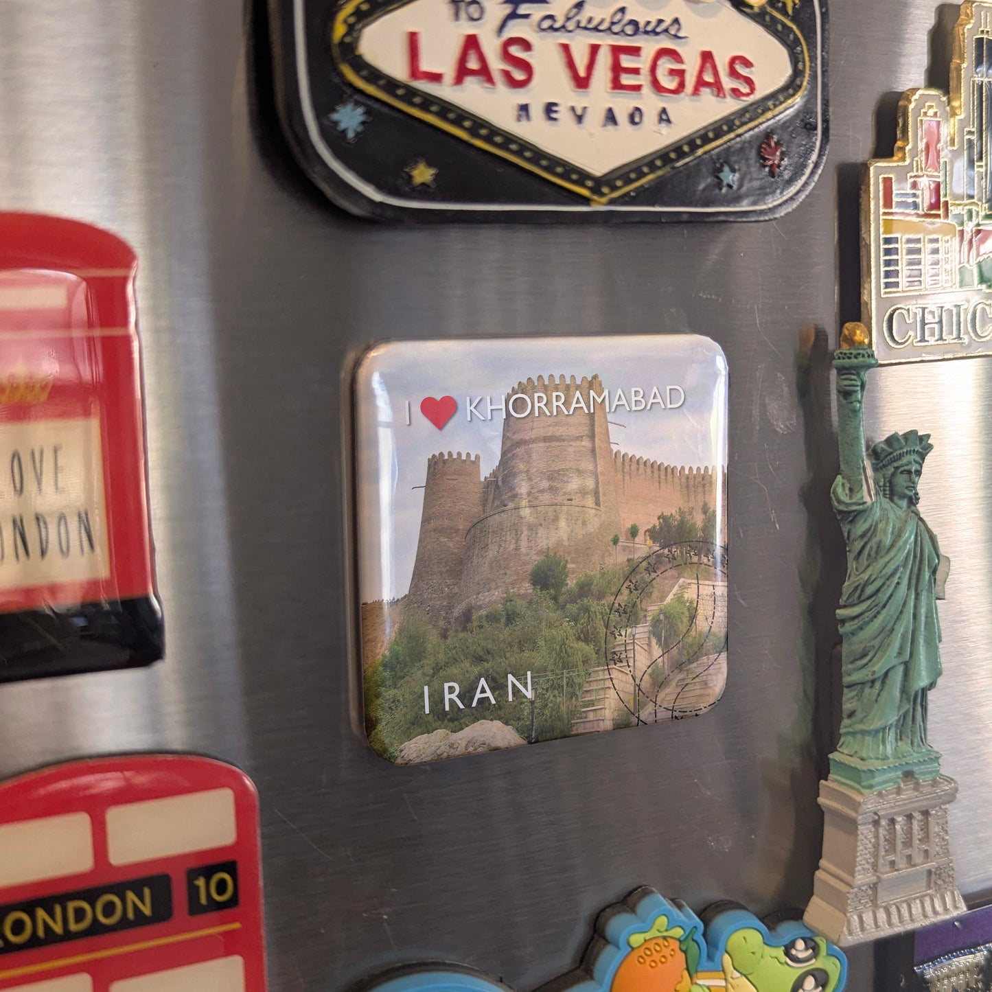 I Love Khorramabad Fridge Magnet - PhiloPerse