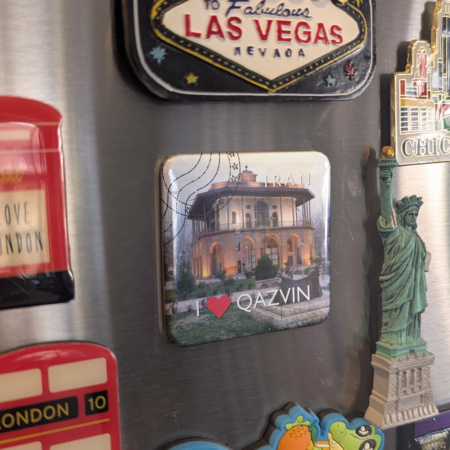 I Love Qazvin Fridge Magnet - PhiloPerse