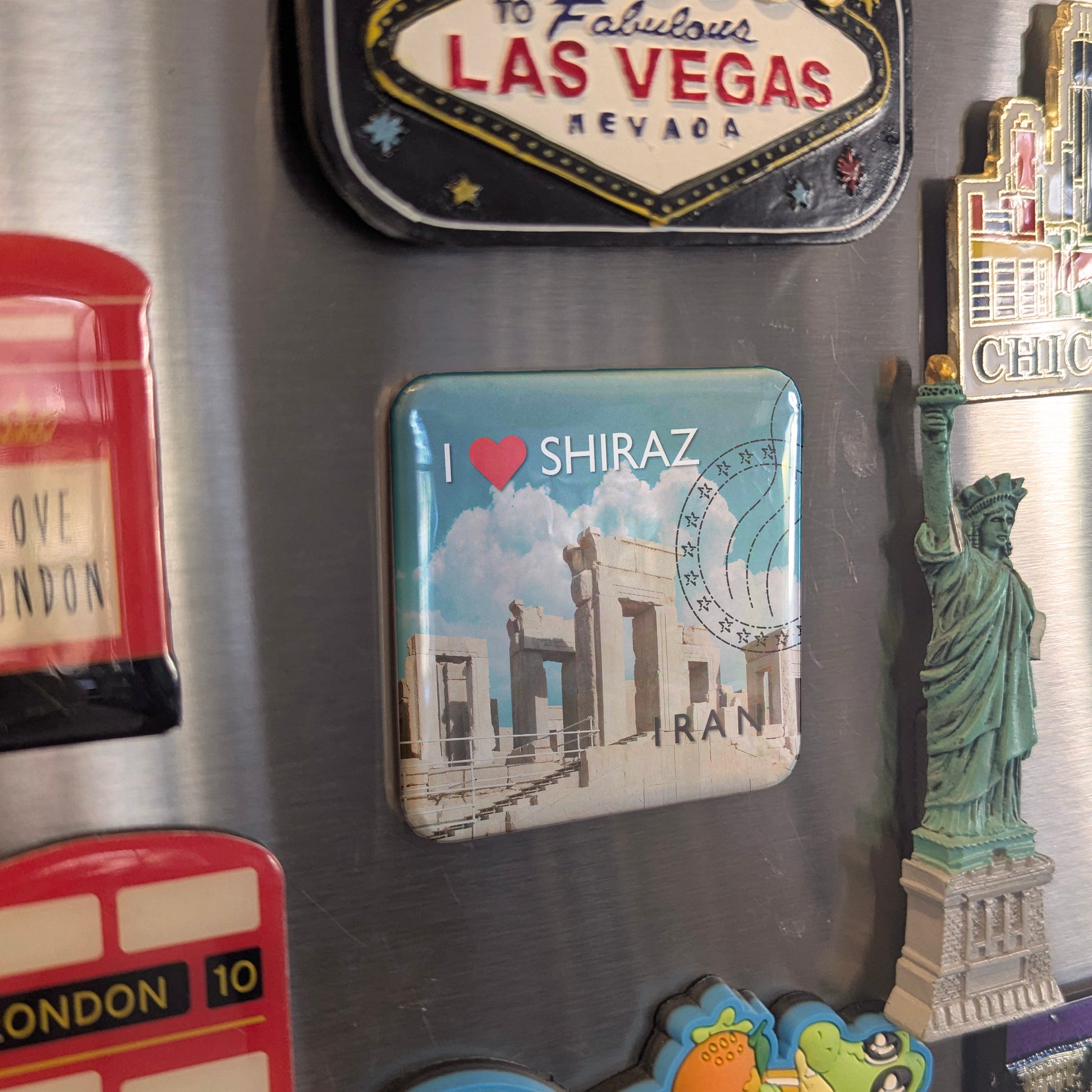 I Love Shiraz Fridge Magnet - PhiloPerse