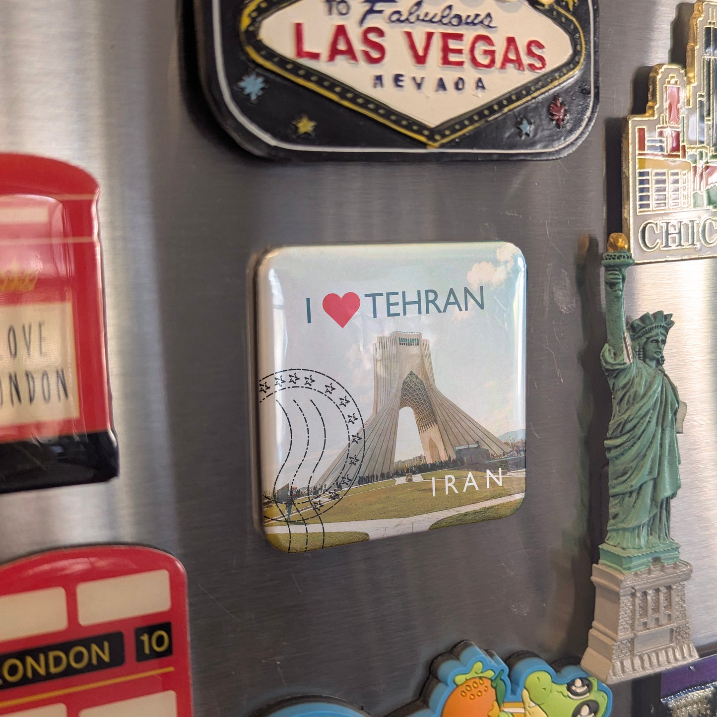 I Love Tehran V.1 Fridge Magnet - PhiloPerse