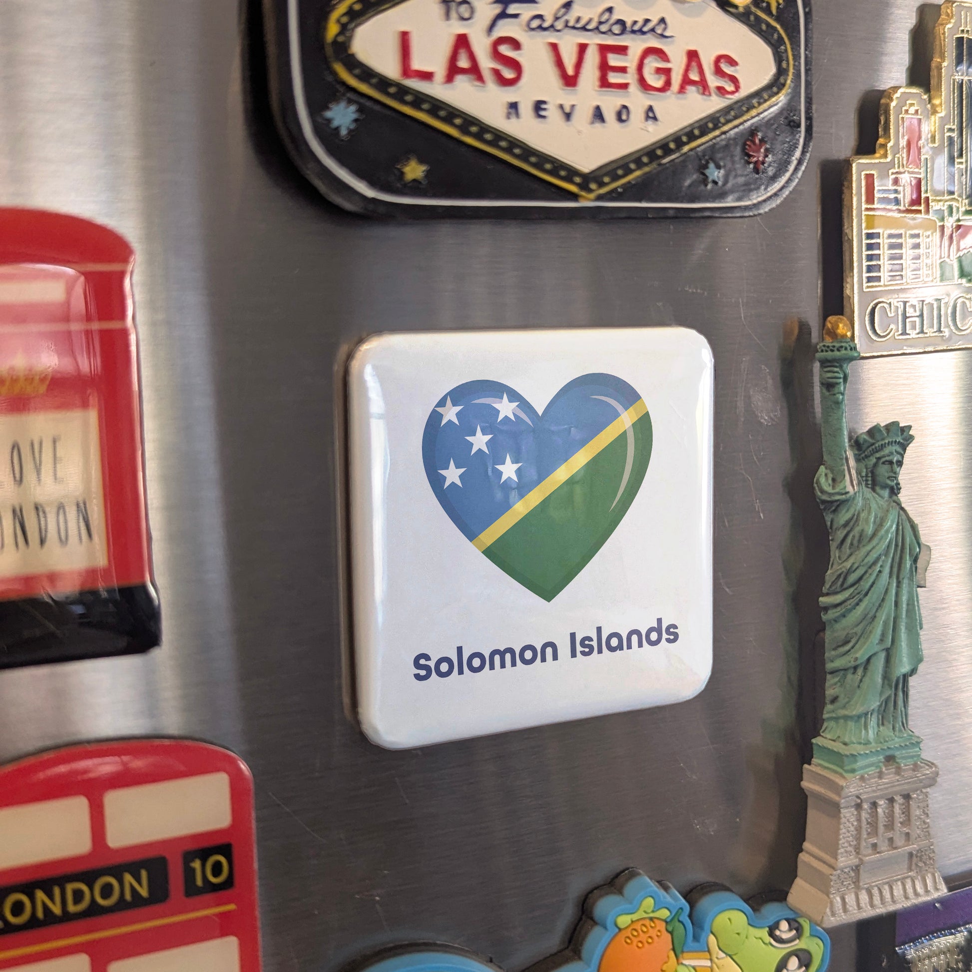 Solomon Islands Flag Fridge Magnet - PhiloPerse