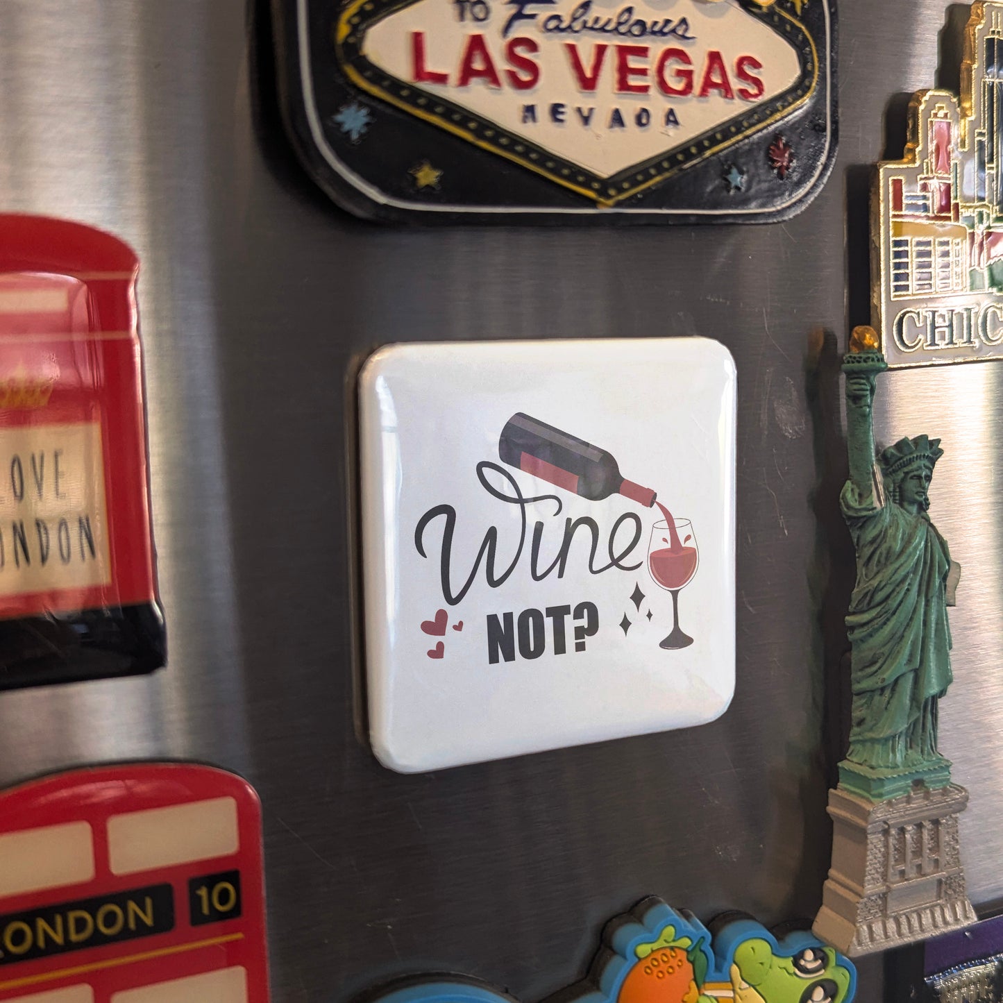 Wine Not? Fridge Magnet - PhiloPerse
