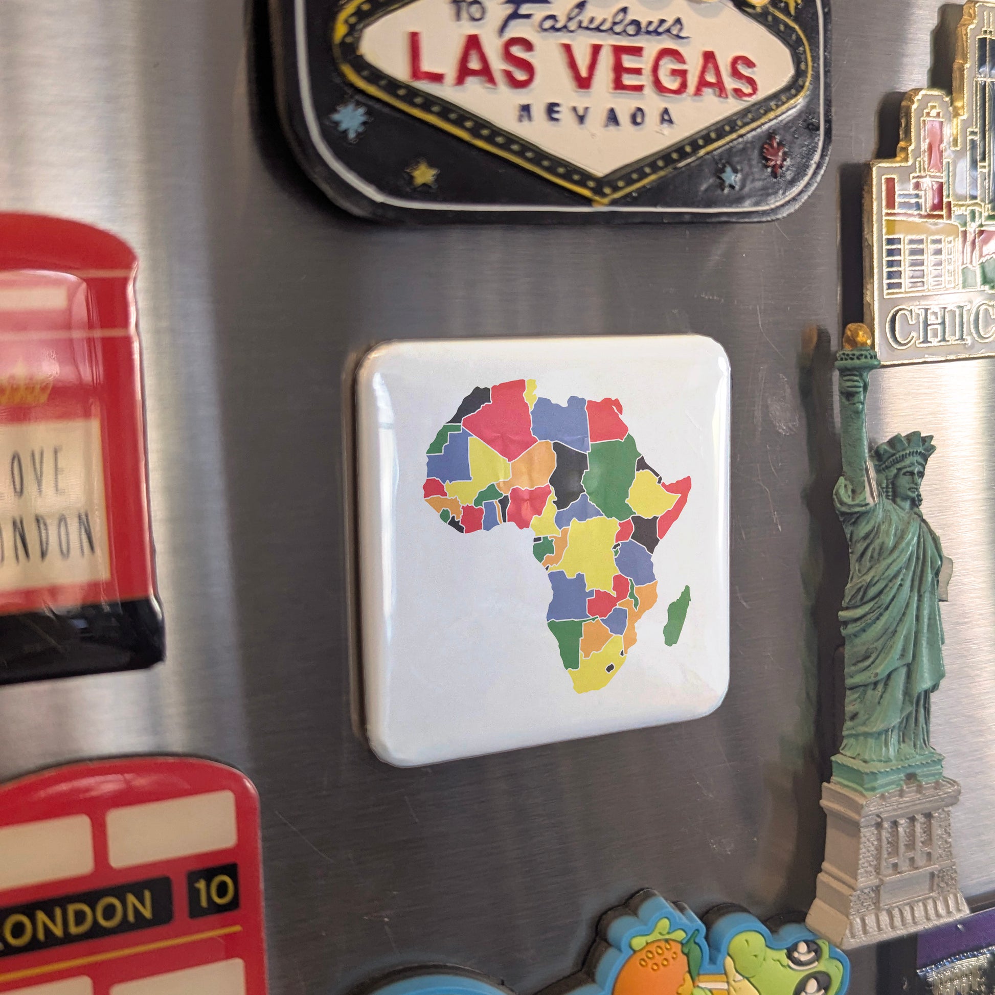 Africa Map V1 Fridge Magnet - PhiloPerse