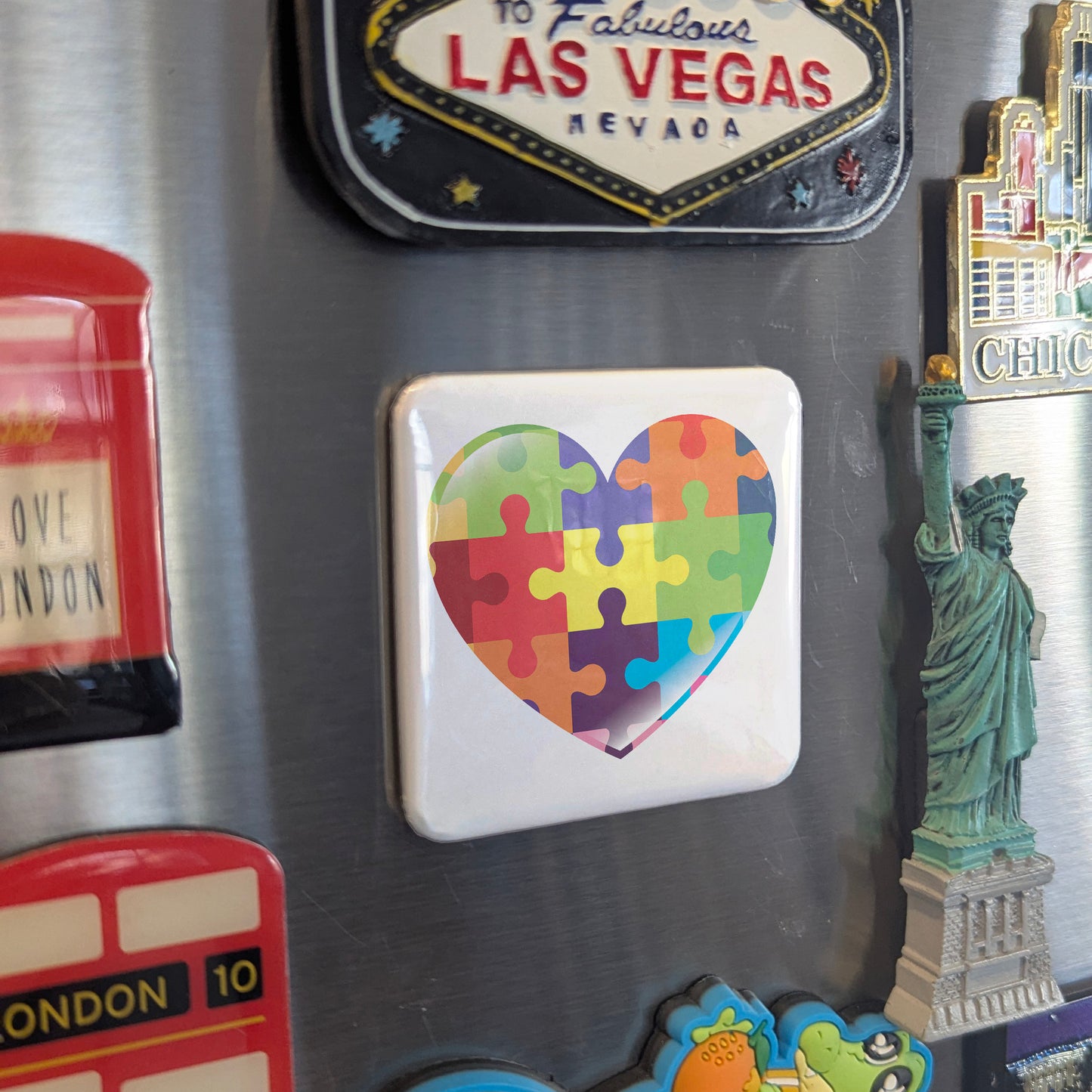 Autism Heart Fridge Magnet - PhiloPerse