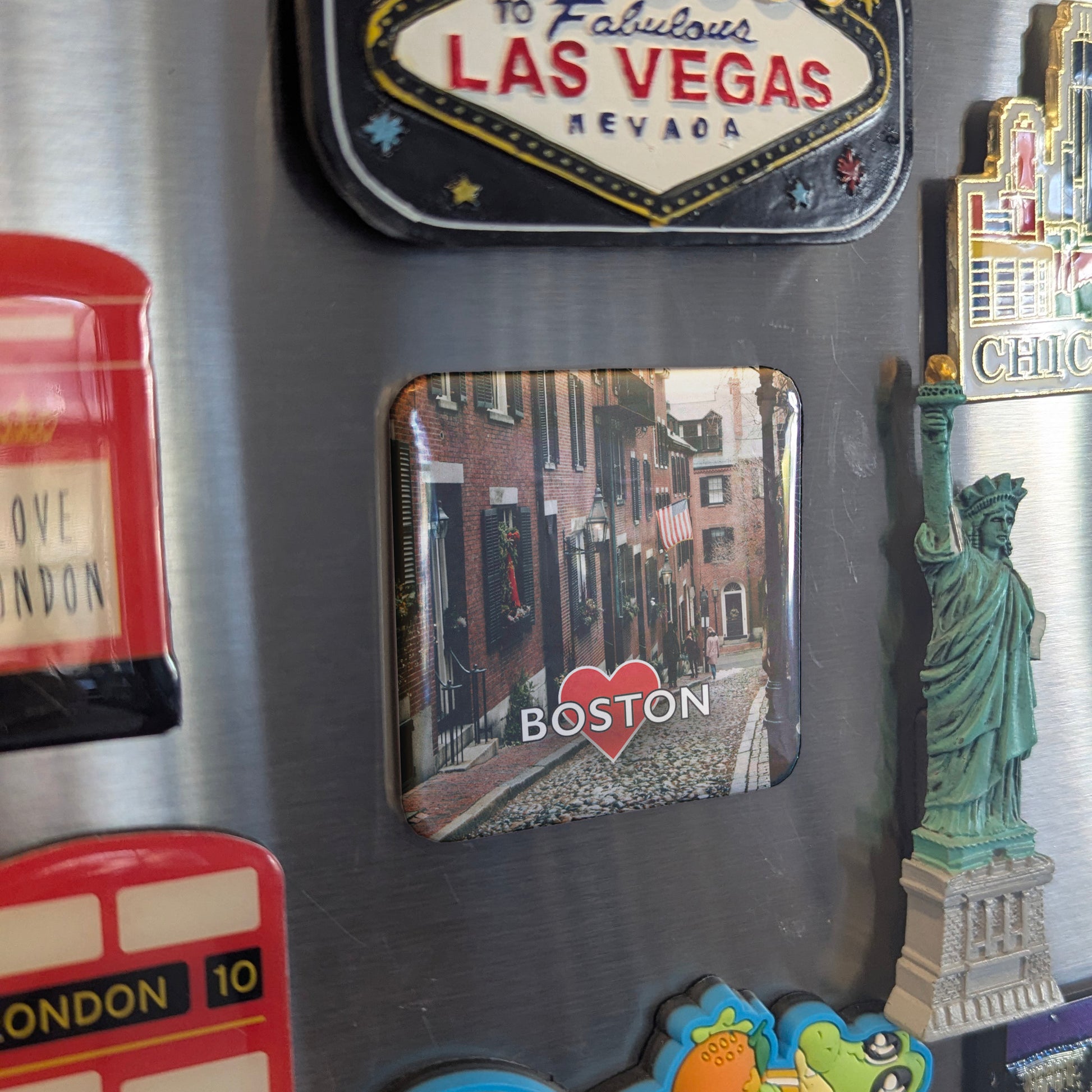 Boston Street Fridge Magnet - PhiloPerse