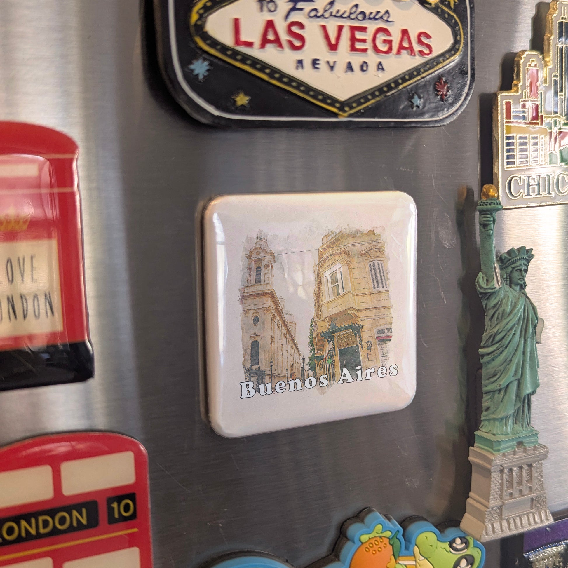 Buenos Aires Watercolor Fridge Magnet - PhiloPerse