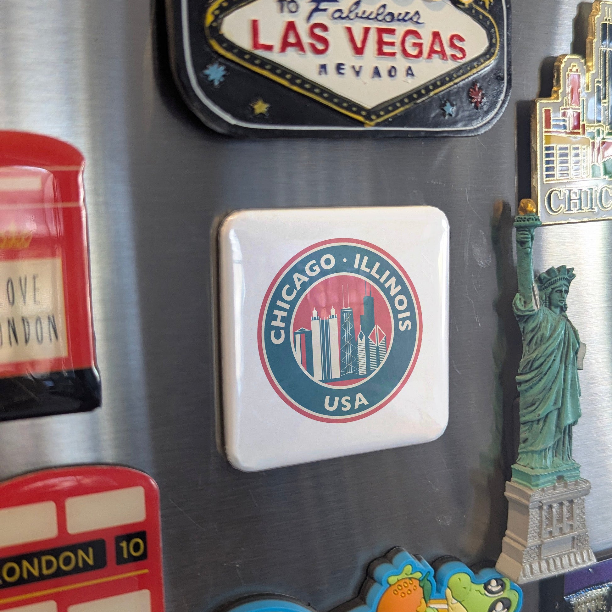 Chicago Illinois Fridge Magnet