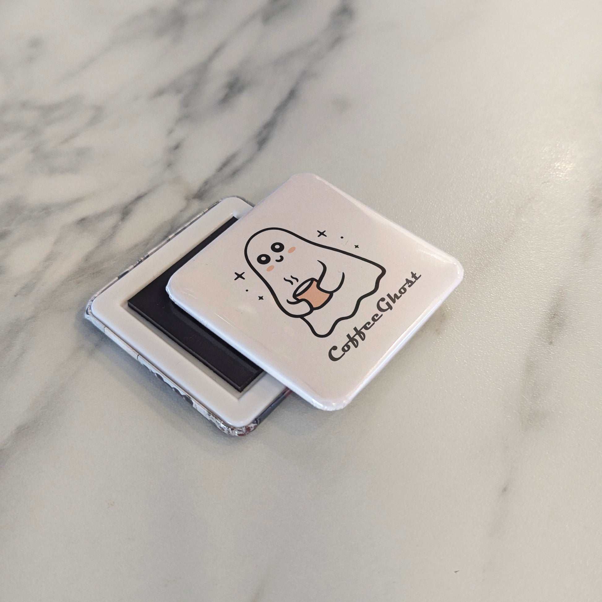 Coffee Ghost Fridge Magnet - PhiloPerse