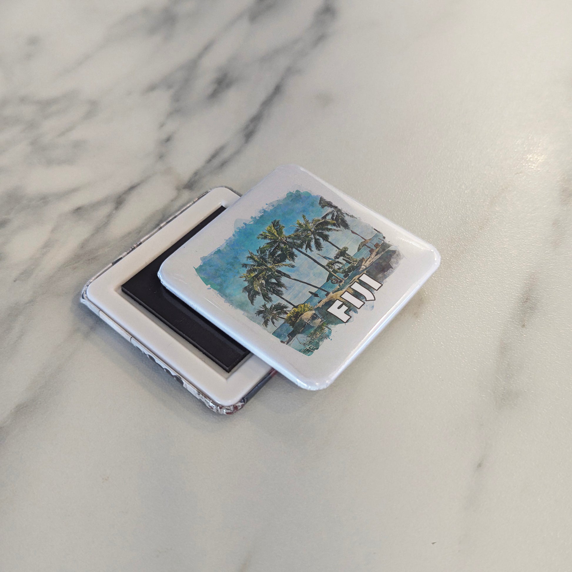Fiji Watercolor Fridge Magnet - PhiloPerse