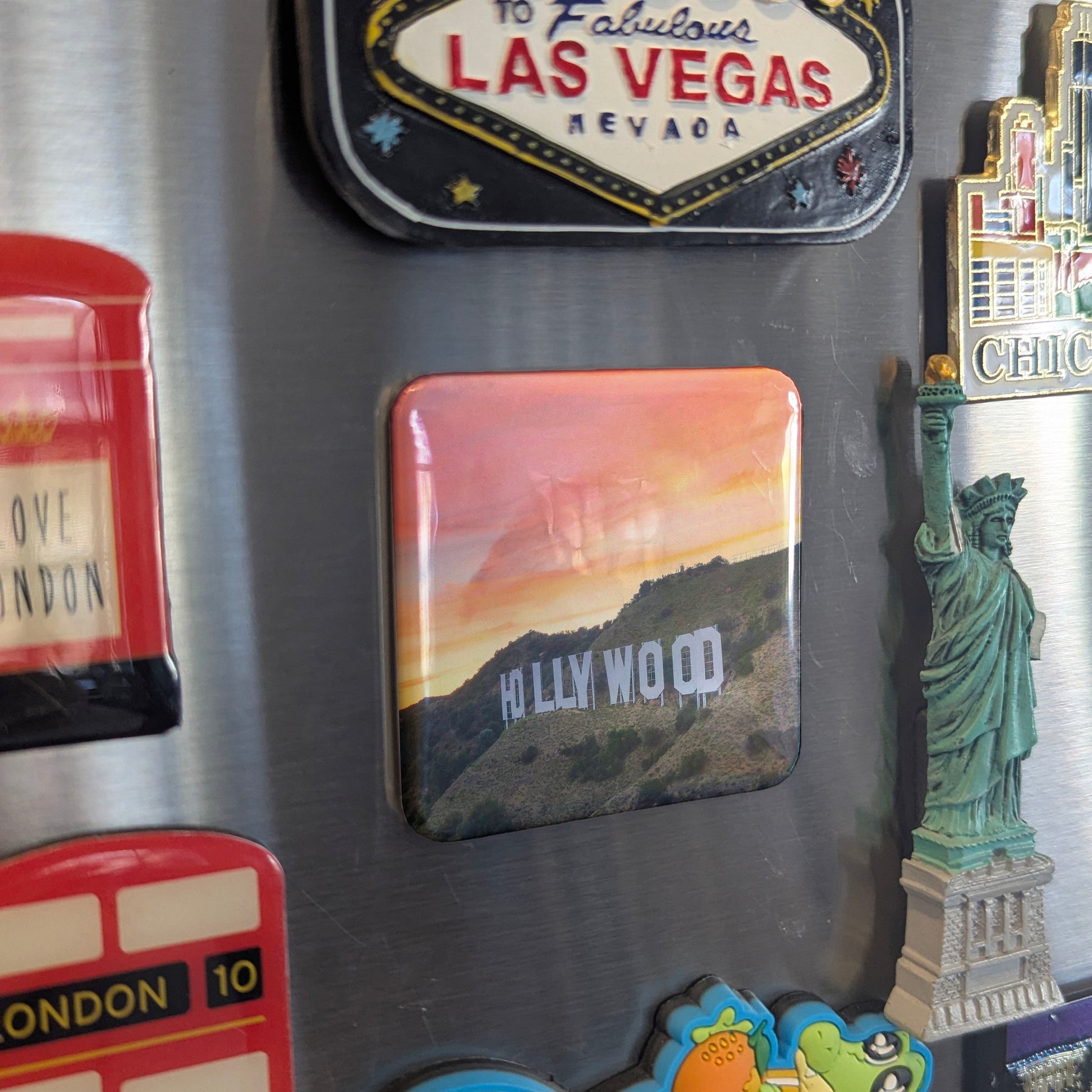 Hollywood Mountain Fridge Magnet - PhiloPerse