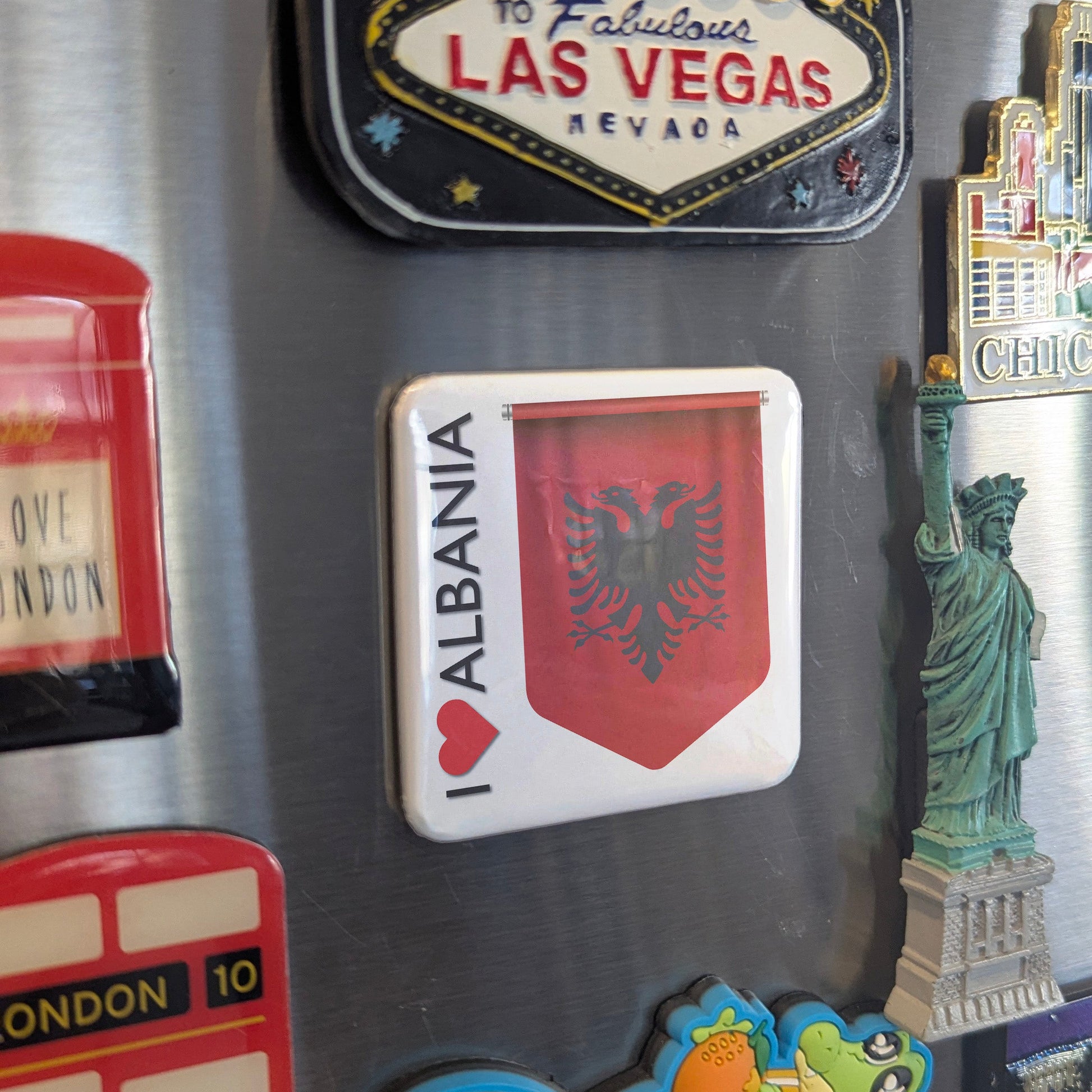 I Love Albania Fridge Magnet