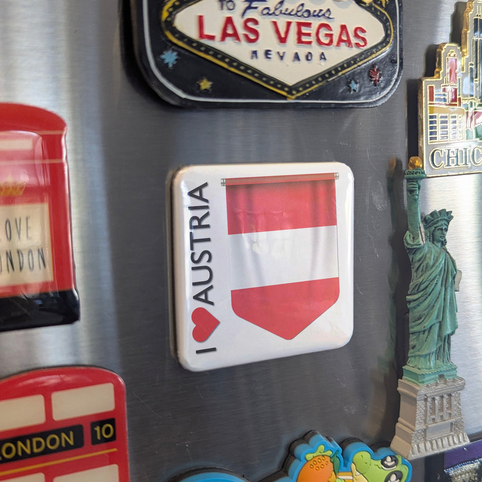 I Love Austria Fridge Magnet