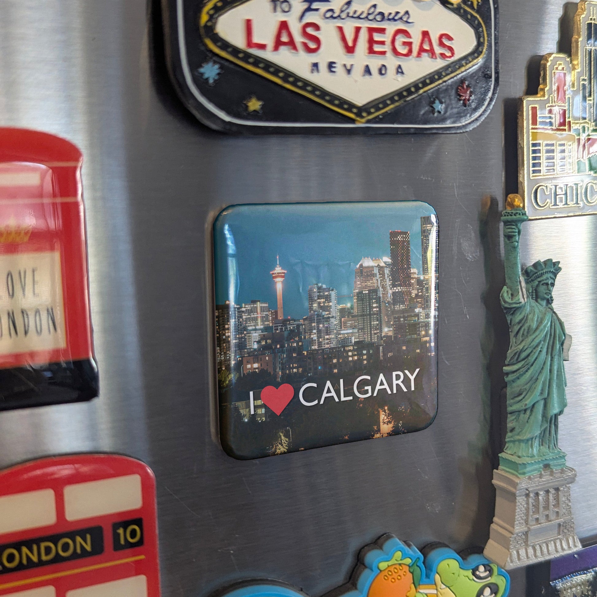 I love Calgary Fridge Magnet