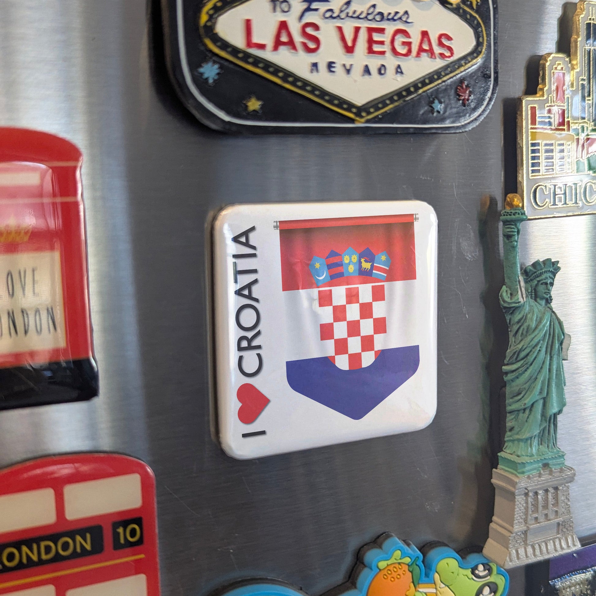 I Love Croatia Fridge Magnet