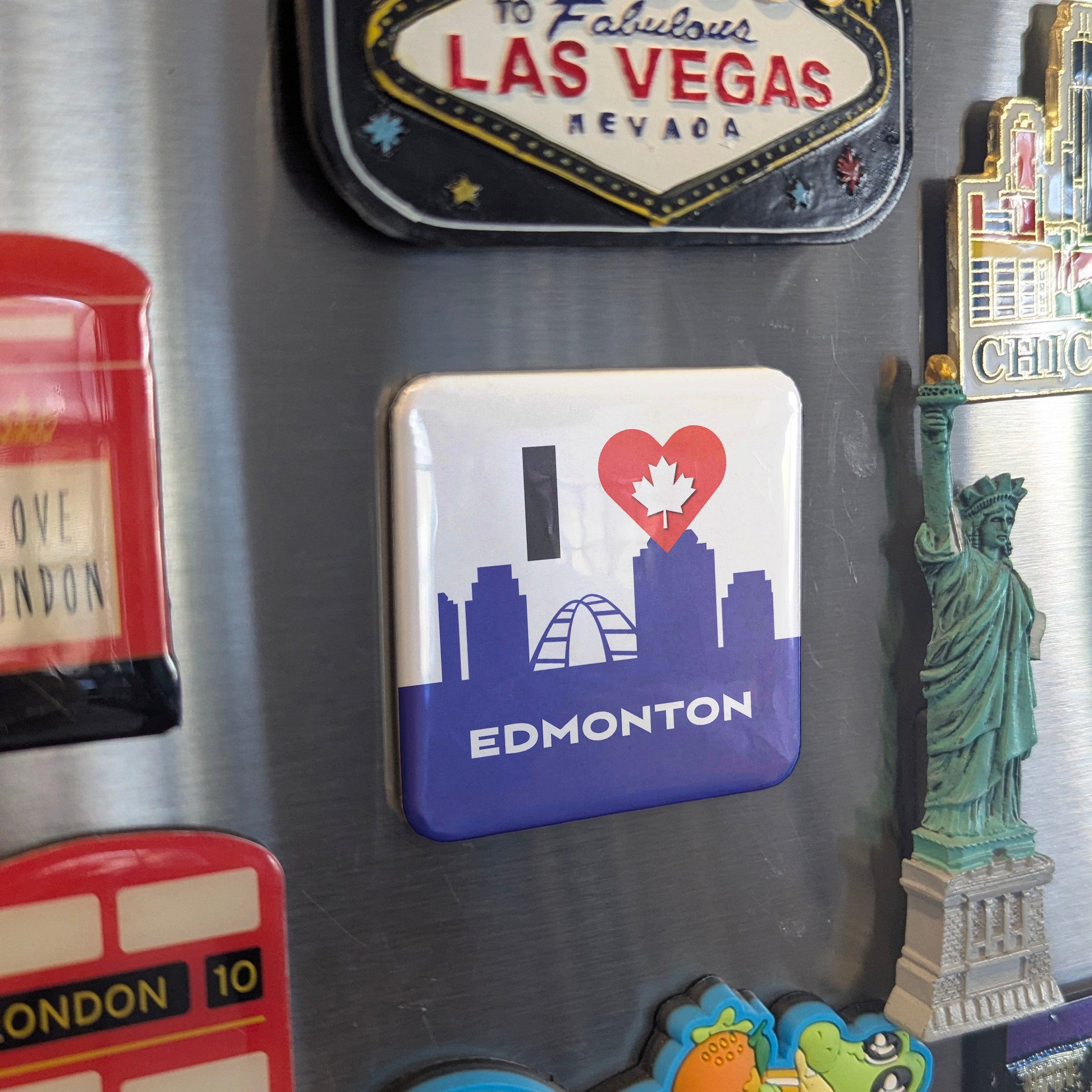 I love Edmonton Fridge Magnet