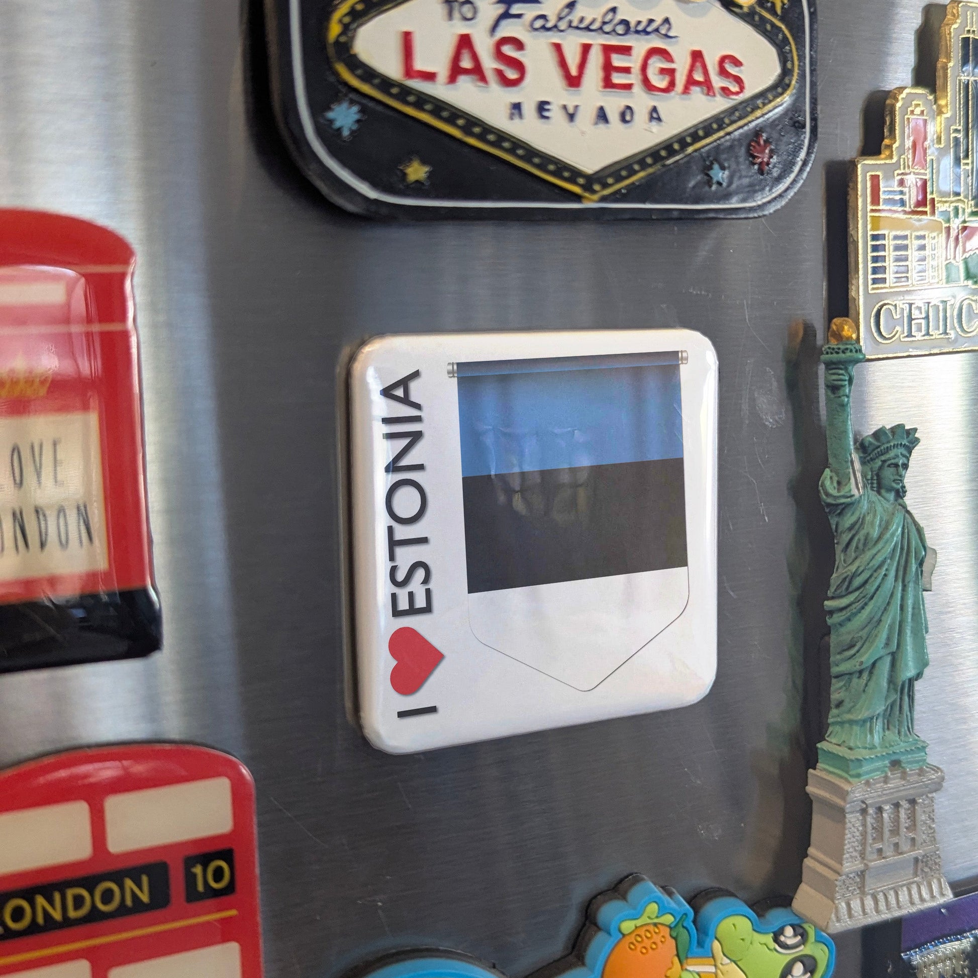 I Love Estonia Fridge Magnet