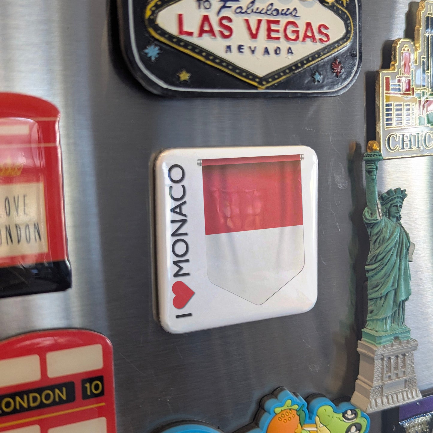 I Love Monaco Fridge Magnet