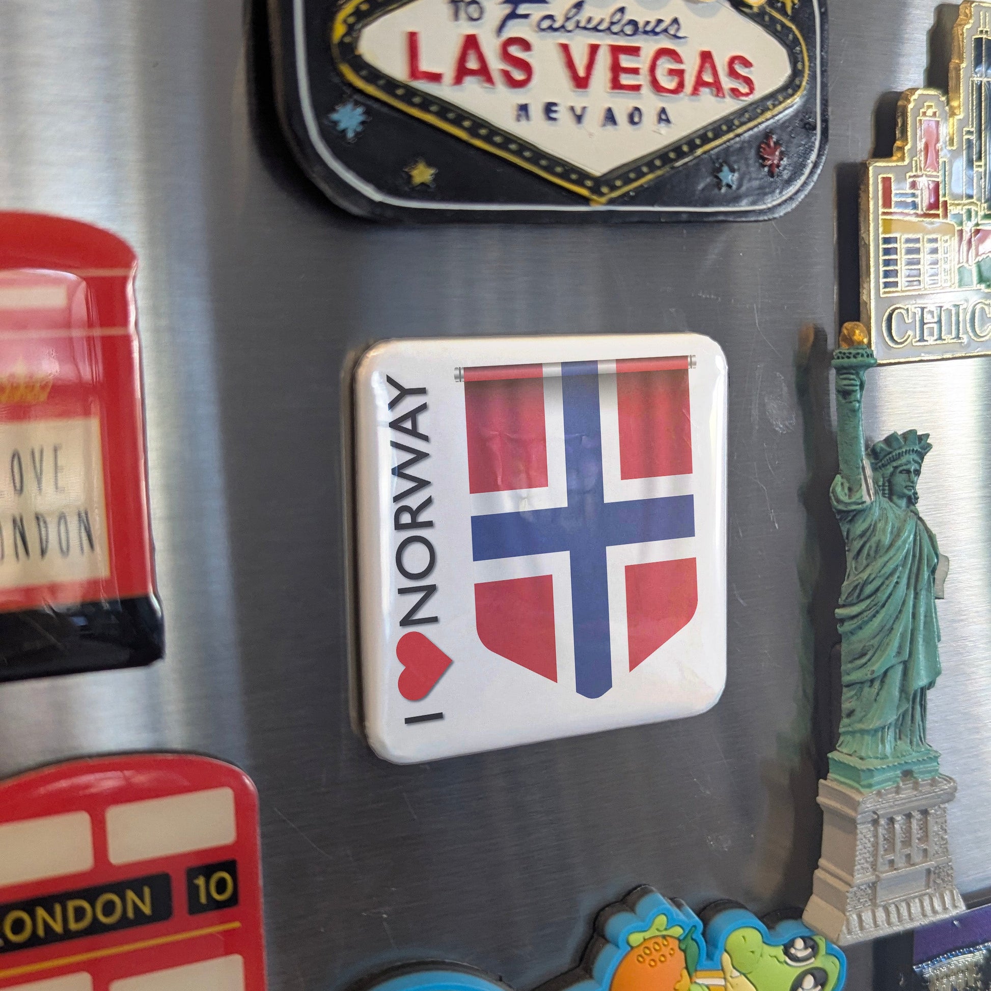I Love Norway Fridge Magnet