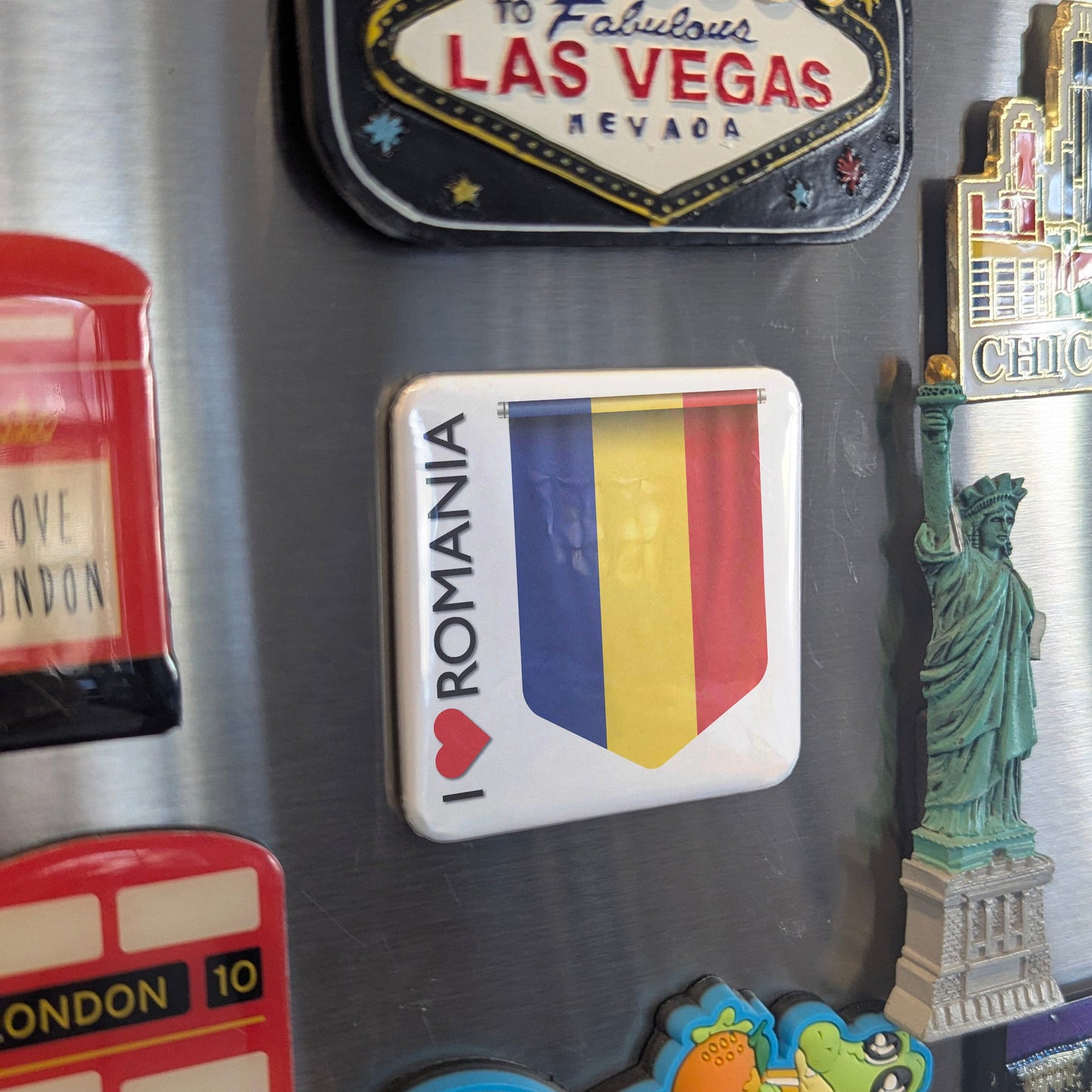 I Love Romania Fridge Magnet