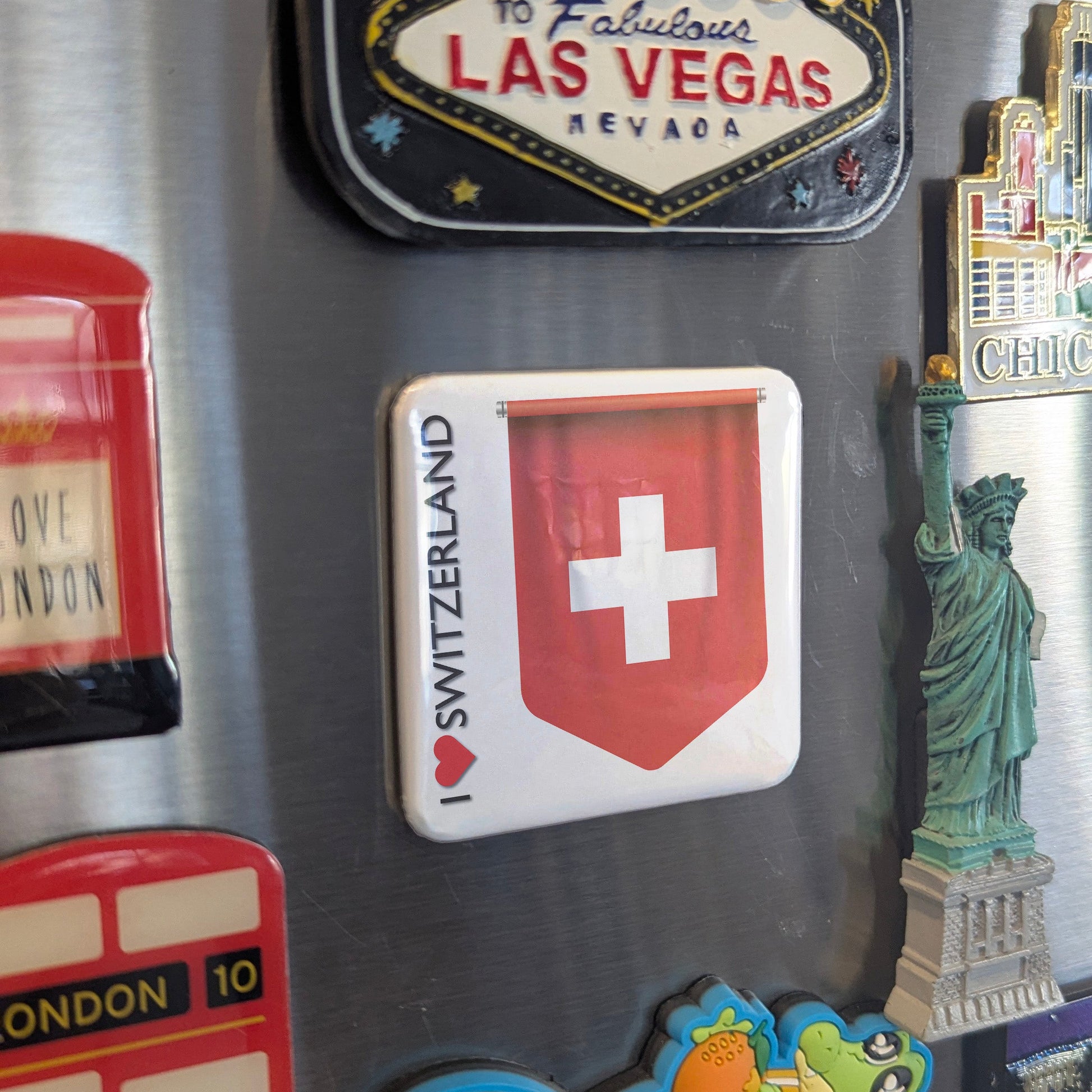 I Love Switzerland Fridge Magnet