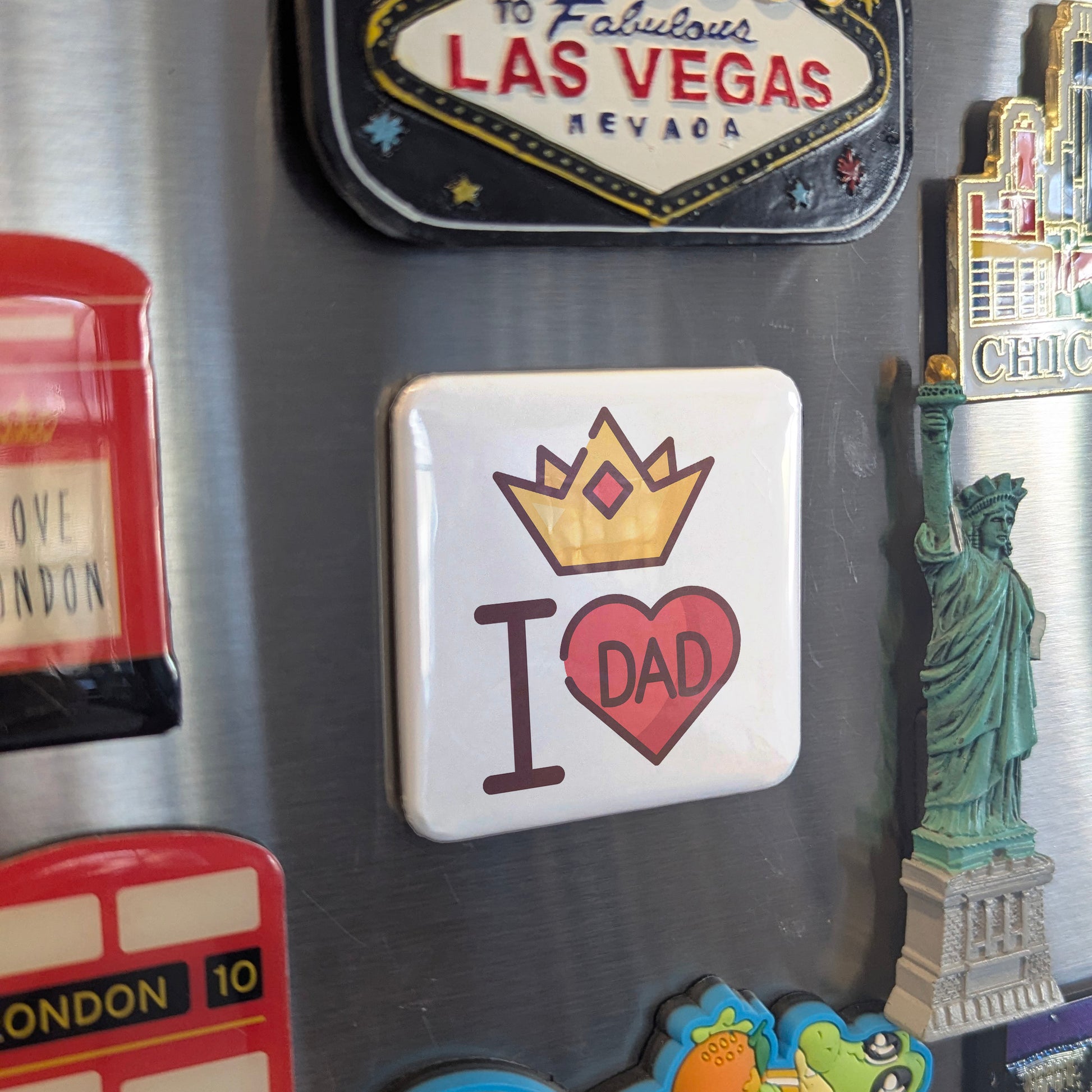 I Love DAD Fridge Magnet - PhiloPerse