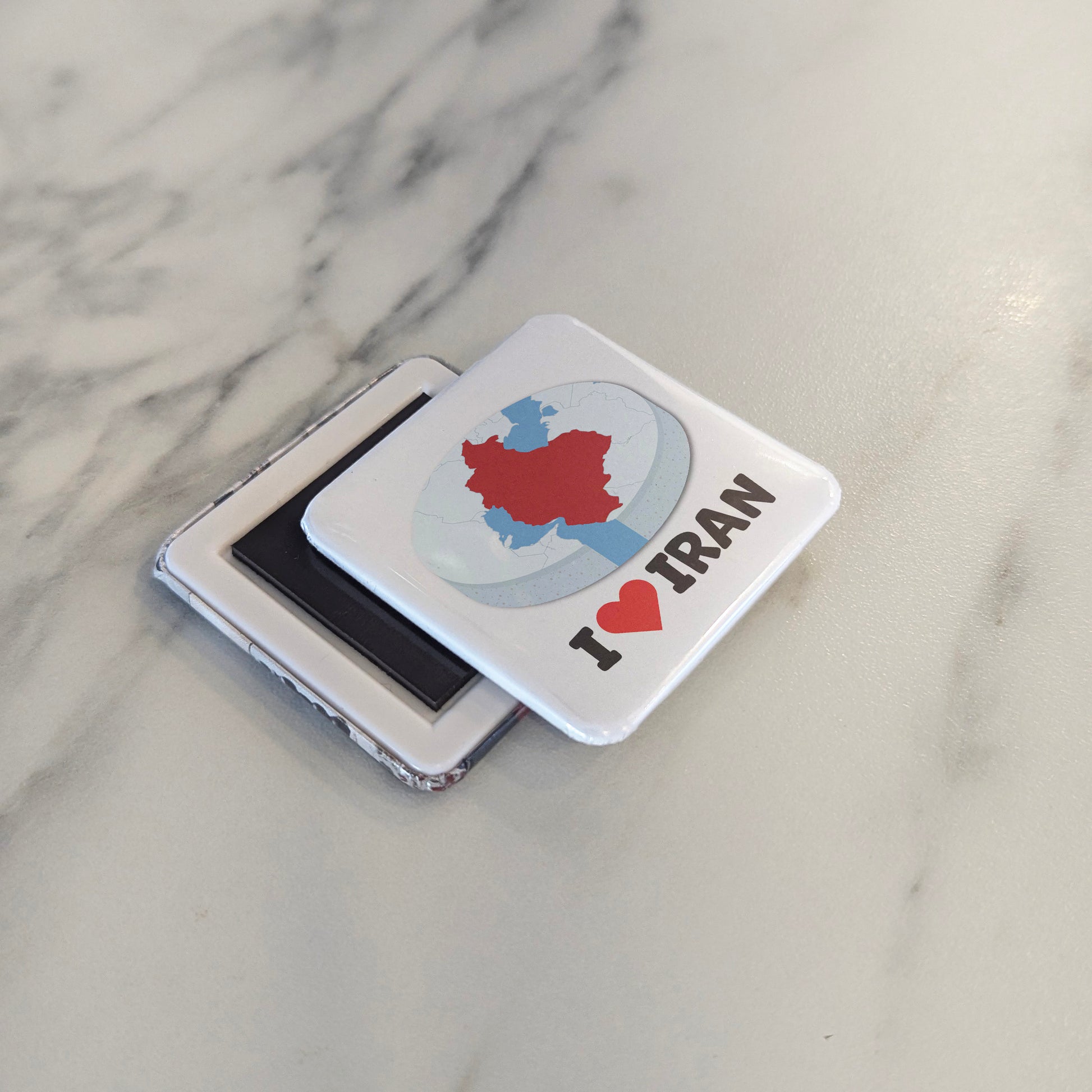 I Love Iran V.2 Fridge Magnet - PhiloPerse