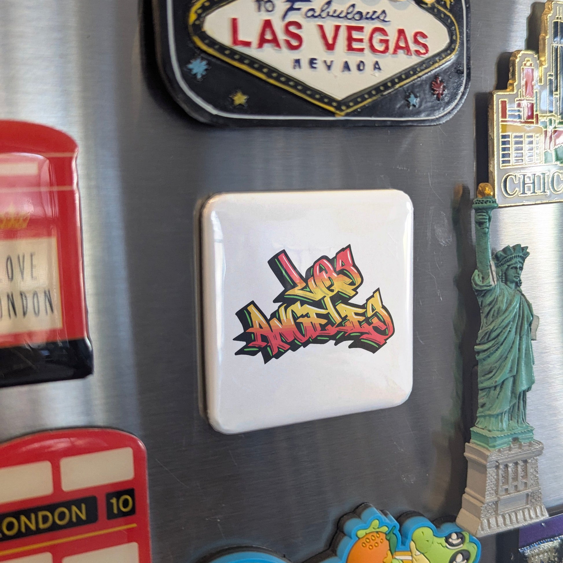 Los Angeles Graffiti Fridge Magnet