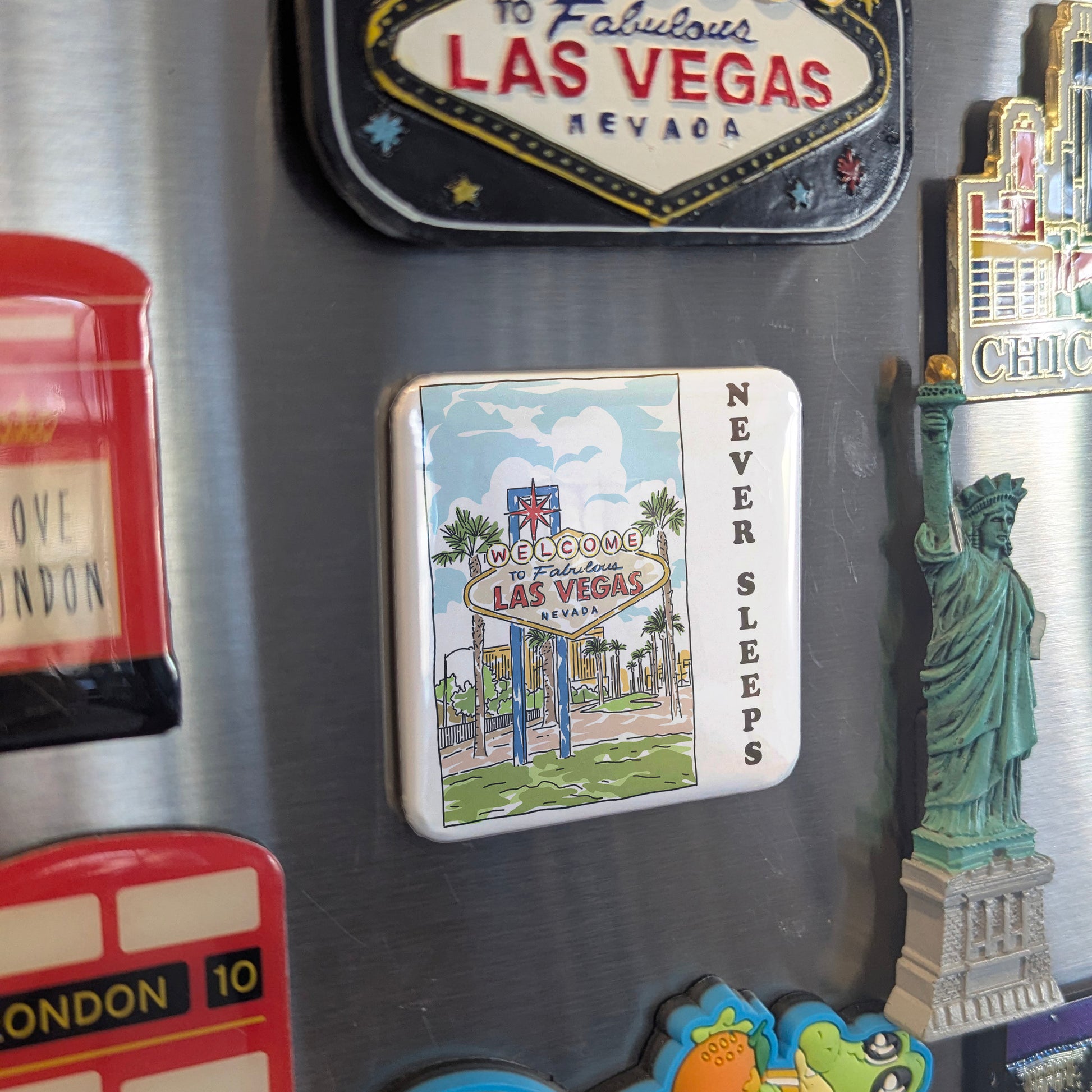 Las Vegas Fridge Magnet