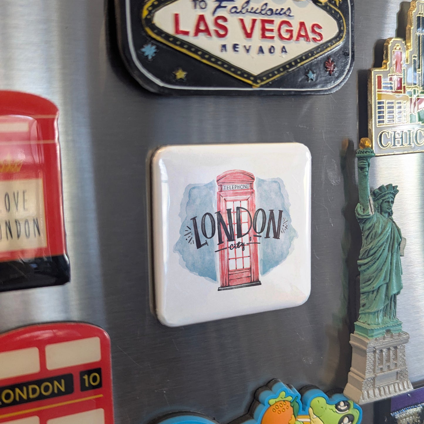 London Telephone Cabin Fridge Magnet - PhiloPerse