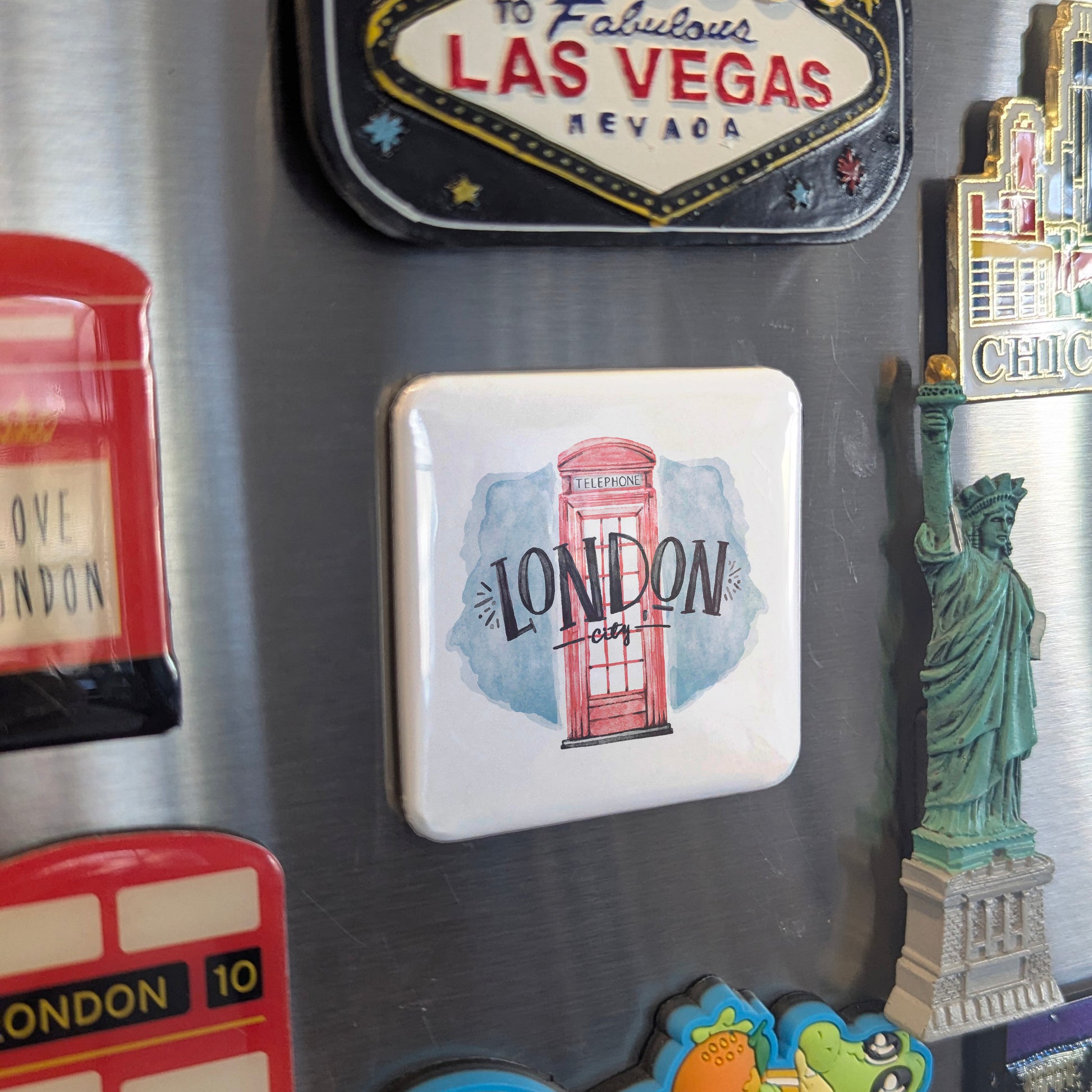 London Telephone Cabin Fridge Magnet - PhiloPerse