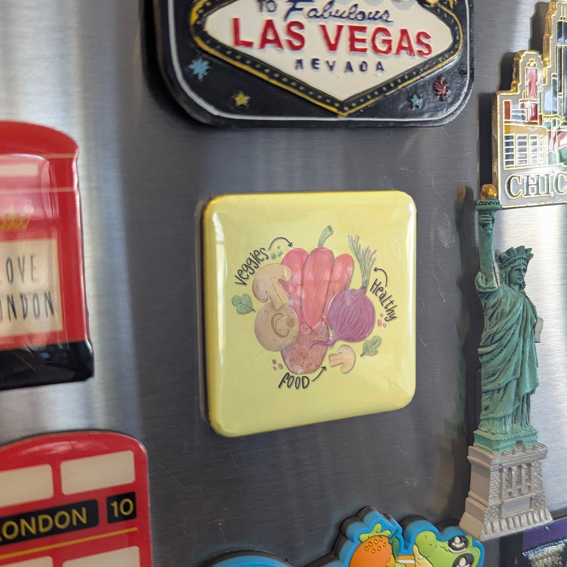Love Veggies V.2 Fridge Magnet - PhiloPerse
