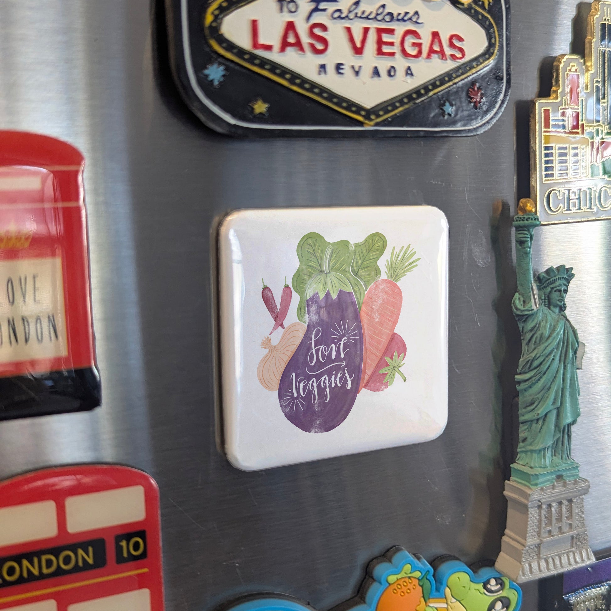 Love Veggies V.1 Fridge Magnet - PhiloPerse