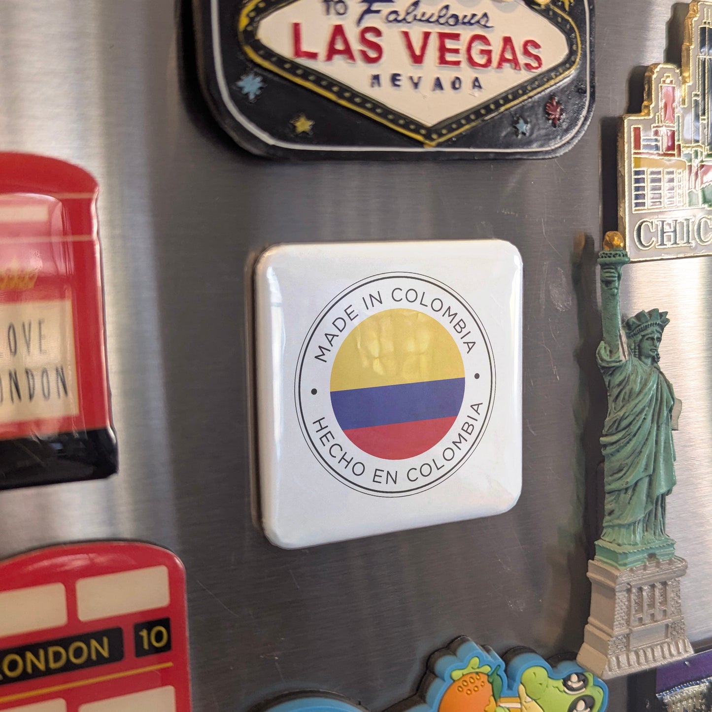 Made in Colombia Fridge Magnet - PhiloPerse