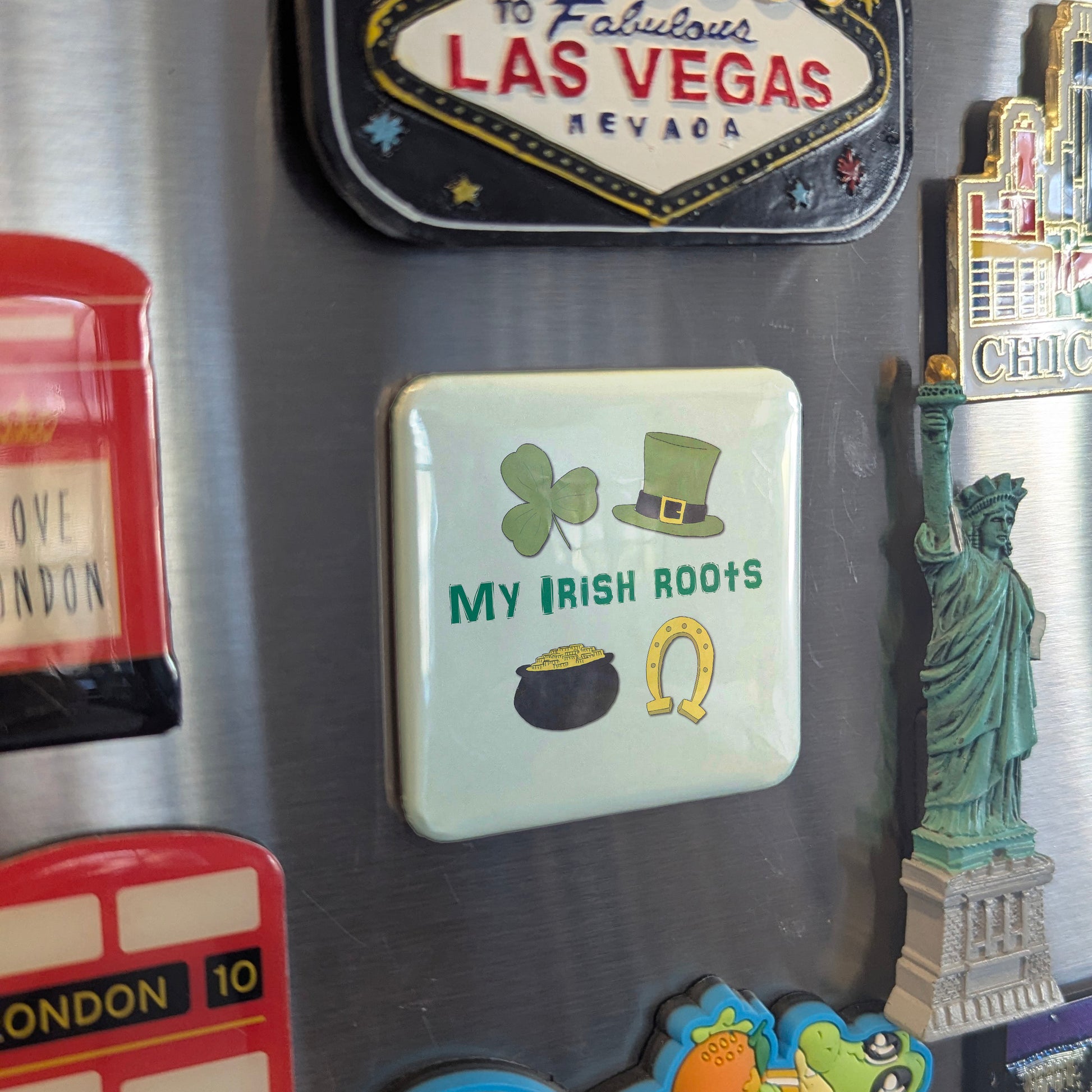 My Irish Roots Fridge Magnet - PhiloPerse