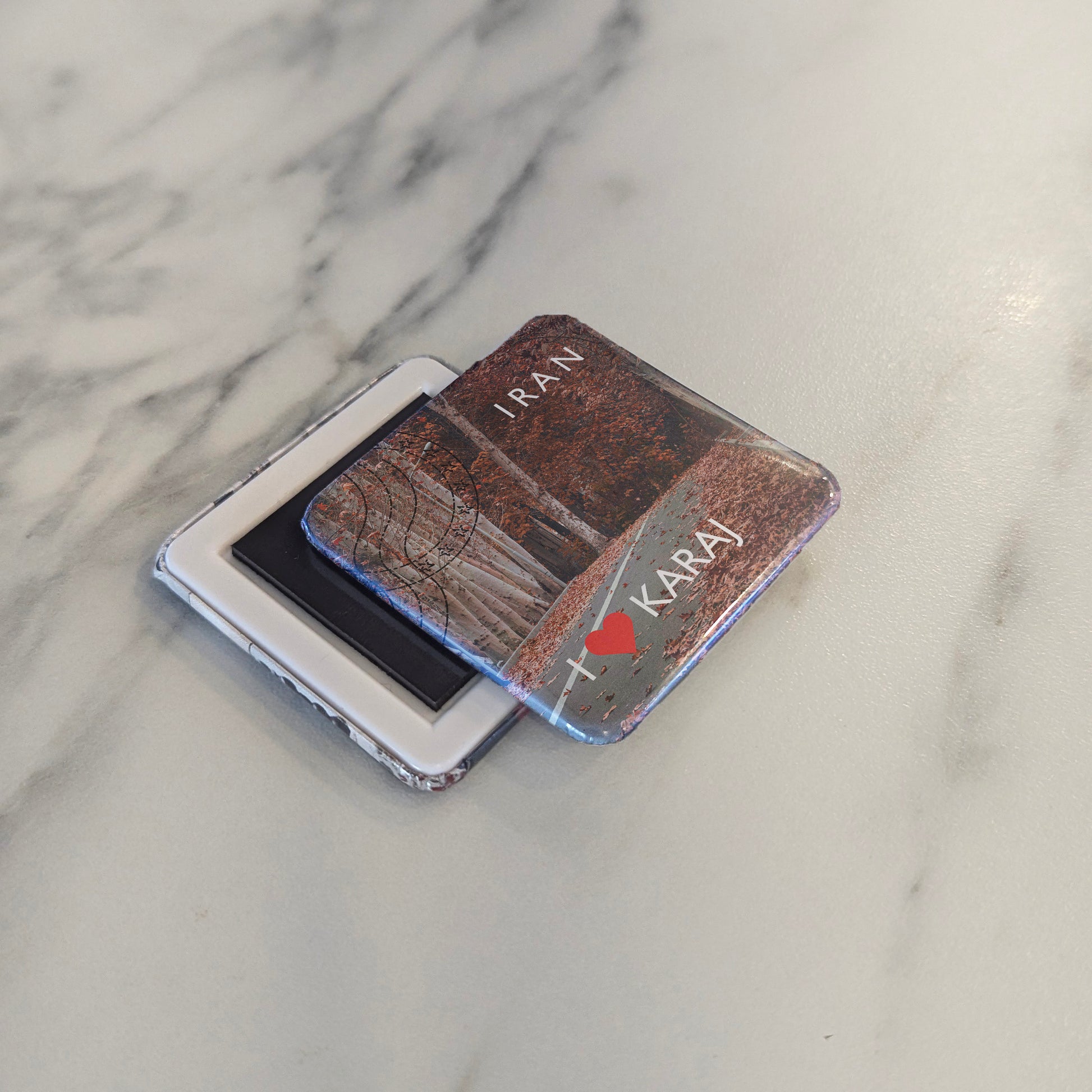 I Love Karaj Fridge Magnet - PhiloPerse