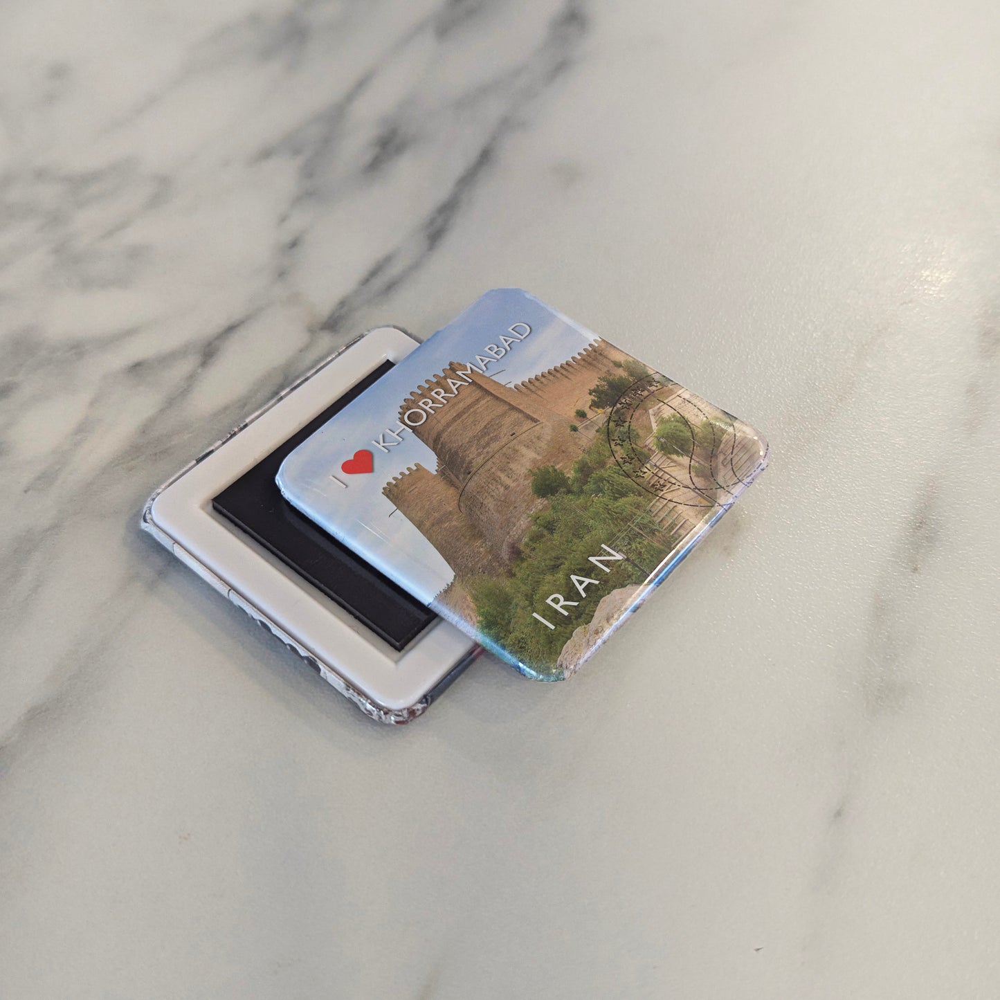 I Love Khorramabad Fridge Magnet - PhiloPerse