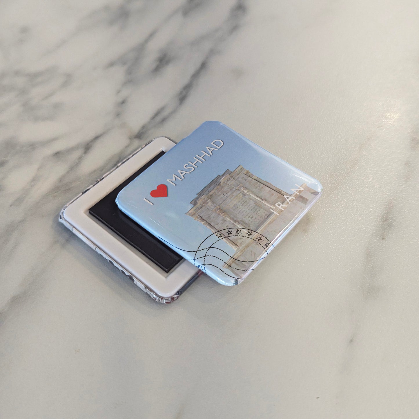 I Love Mashhad Fridge Magnet - PhiloPerse