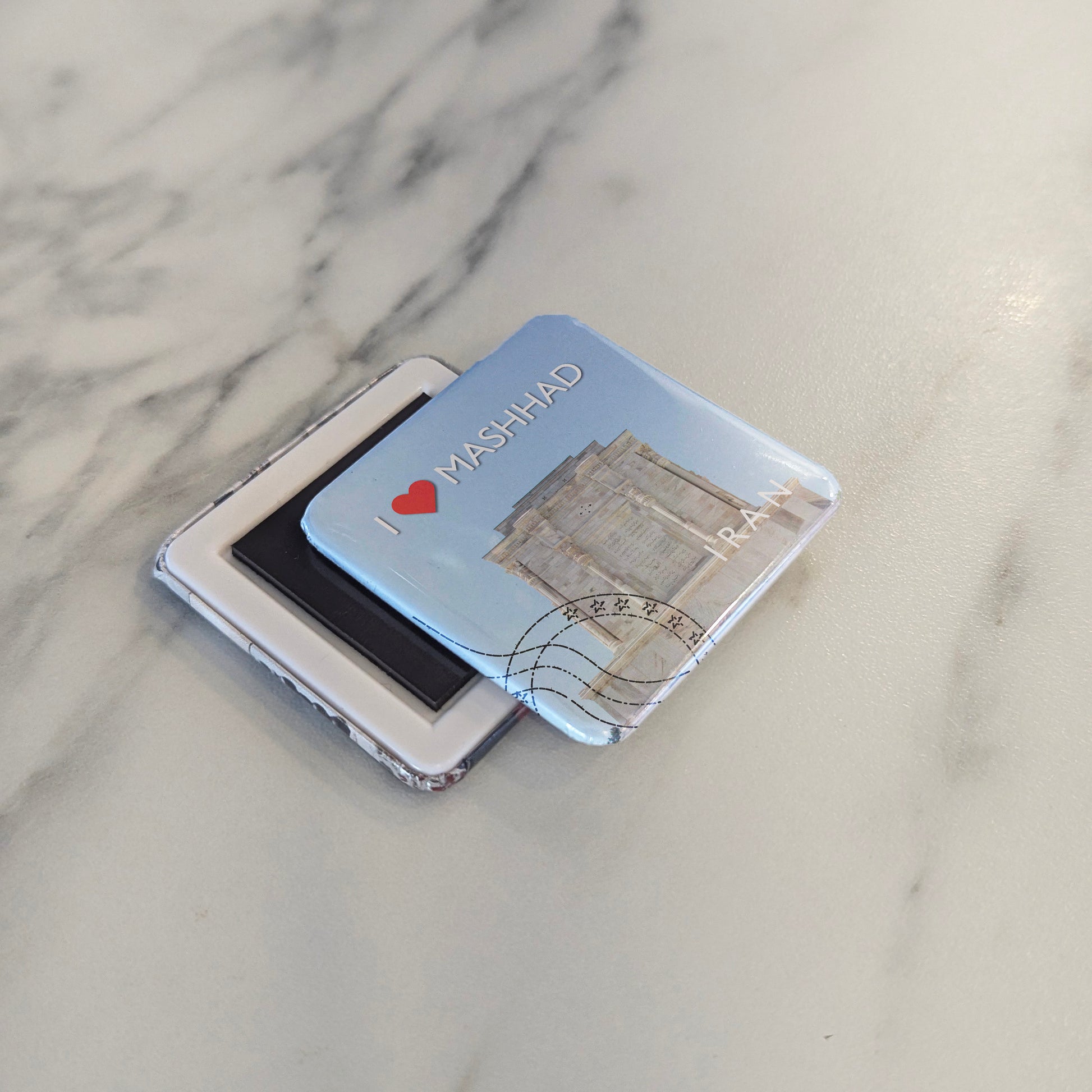 I Love Mashhad Fridge Magnet - PhiloPerse