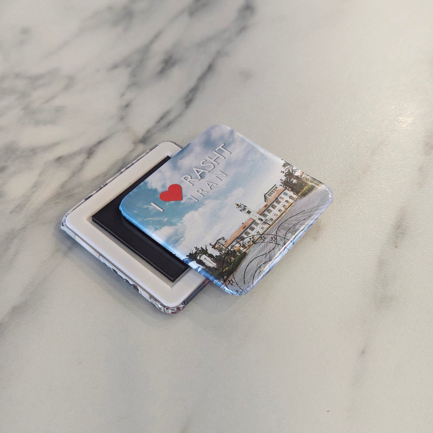 I Love Rasht Fridge Magnet - PhiloPerse