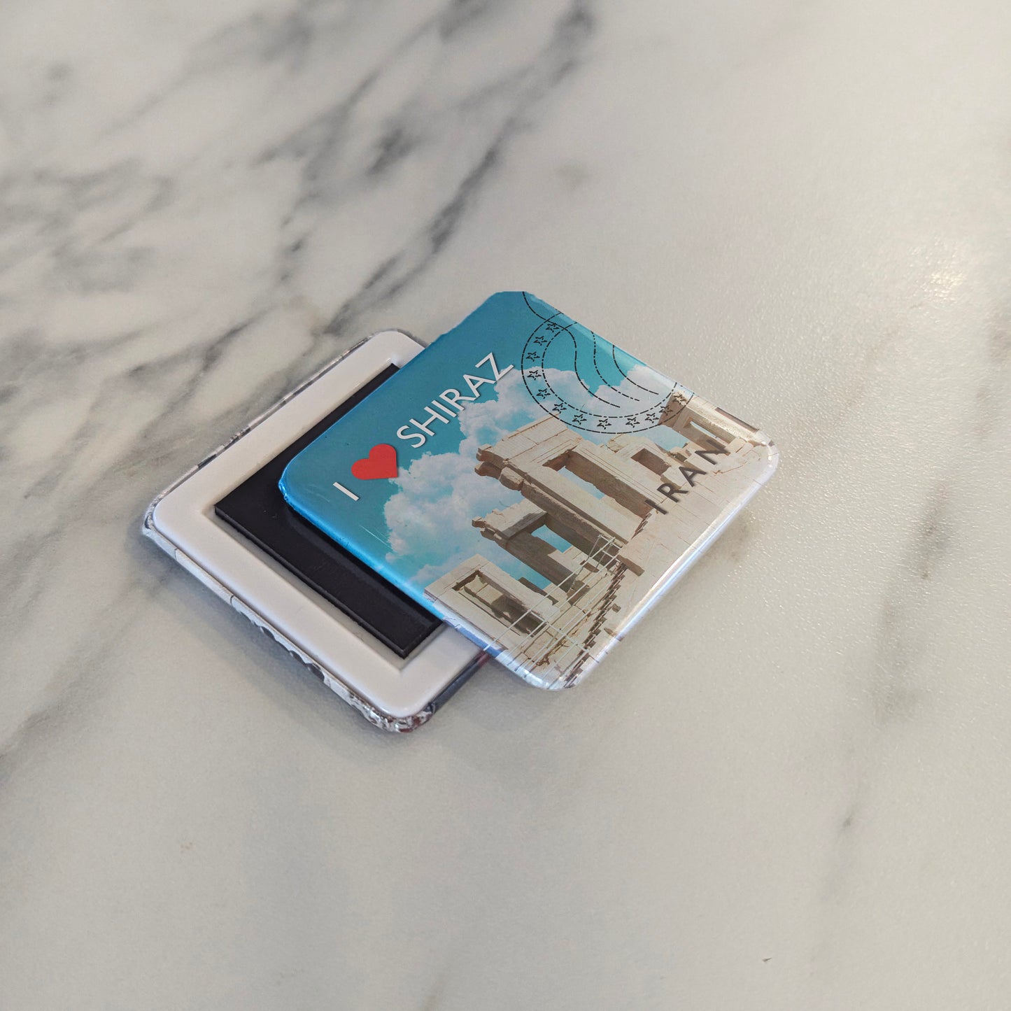 I Love Shiraz Fridge Magnet - PhiloPerse