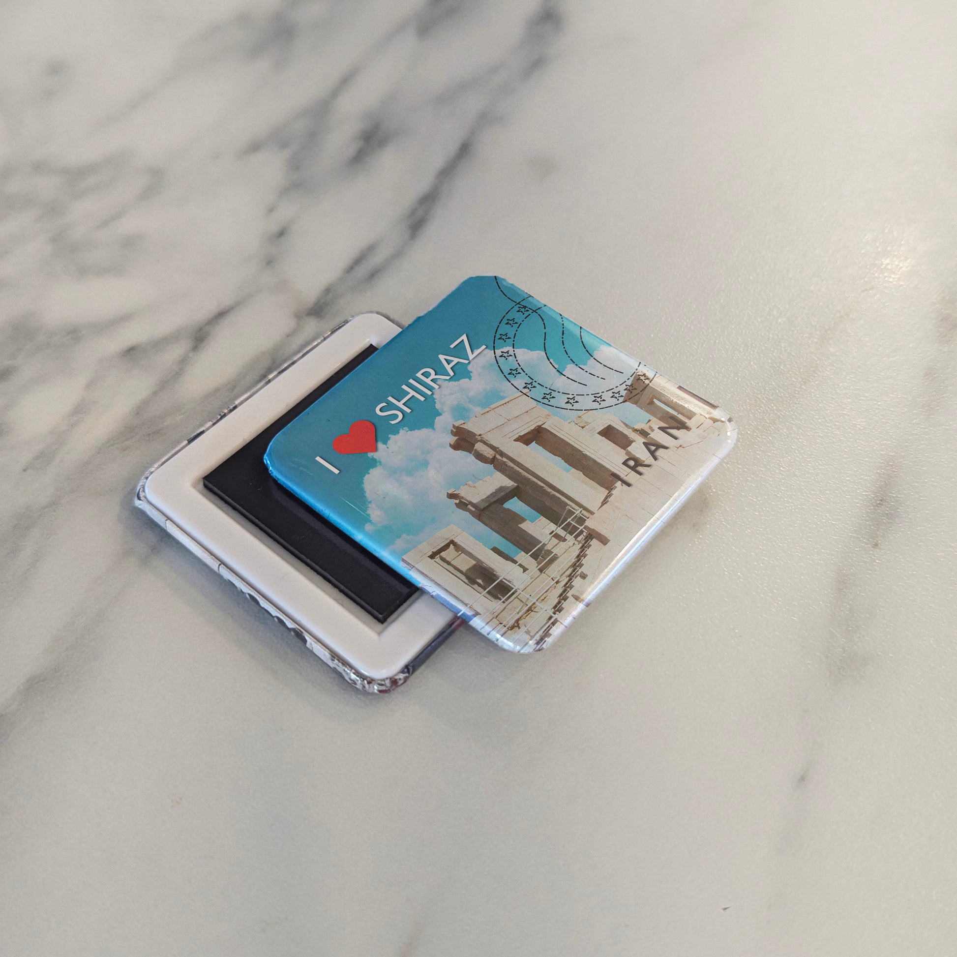 I Love Shiraz Fridge Magnet - PhiloPerse