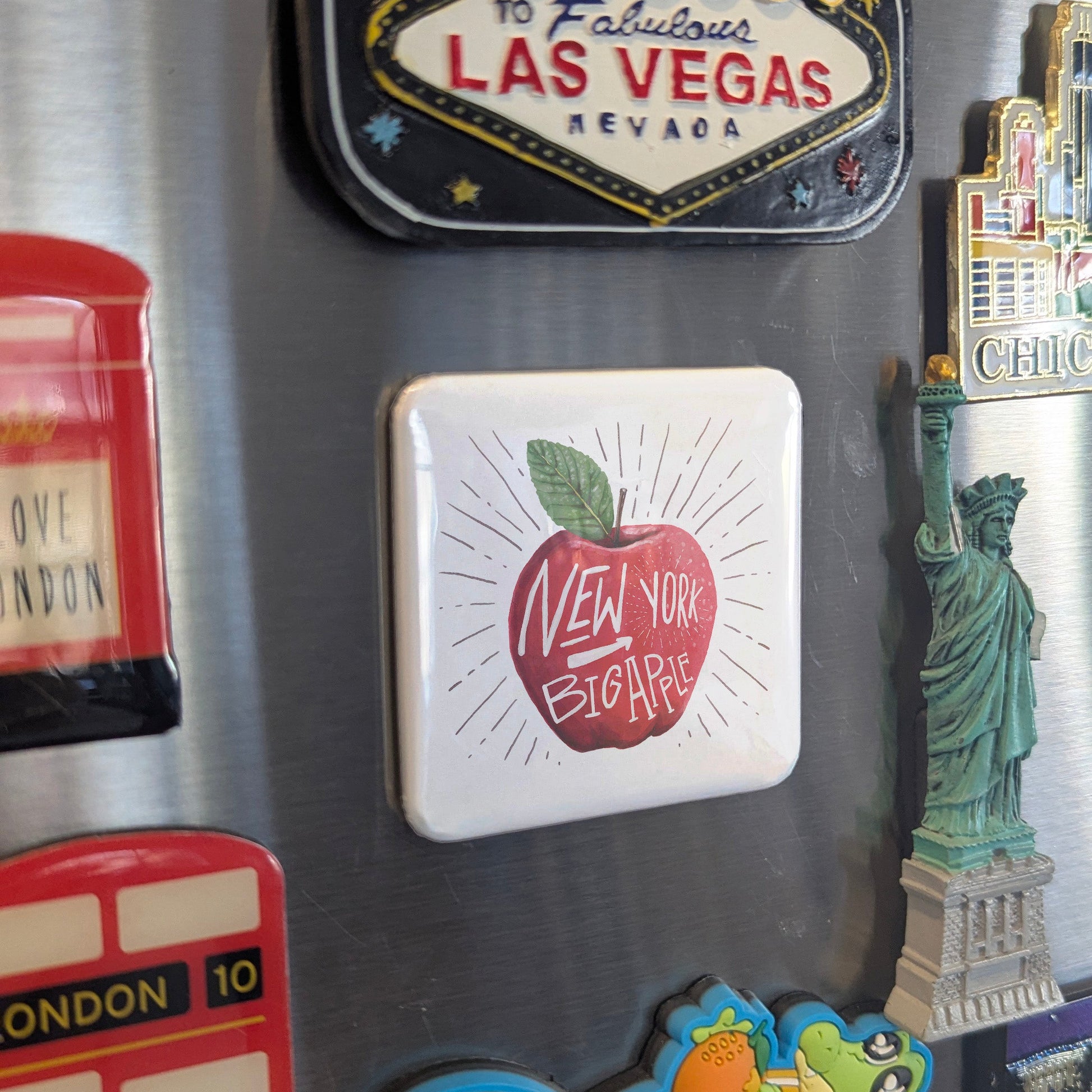 New York The Big Apple Fridge Magnet