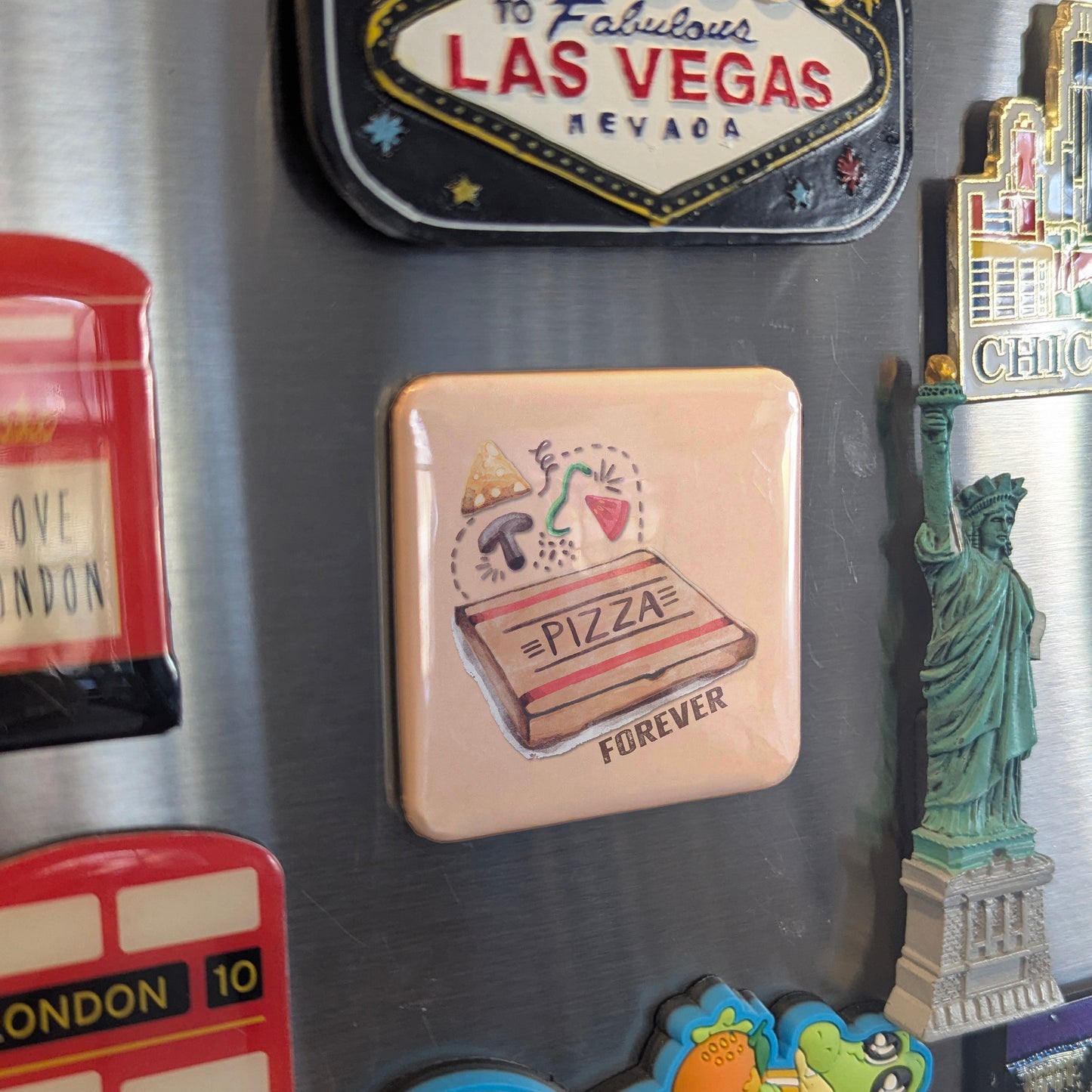 Pizza Forever Fridge Magnet - PhiloPerse
